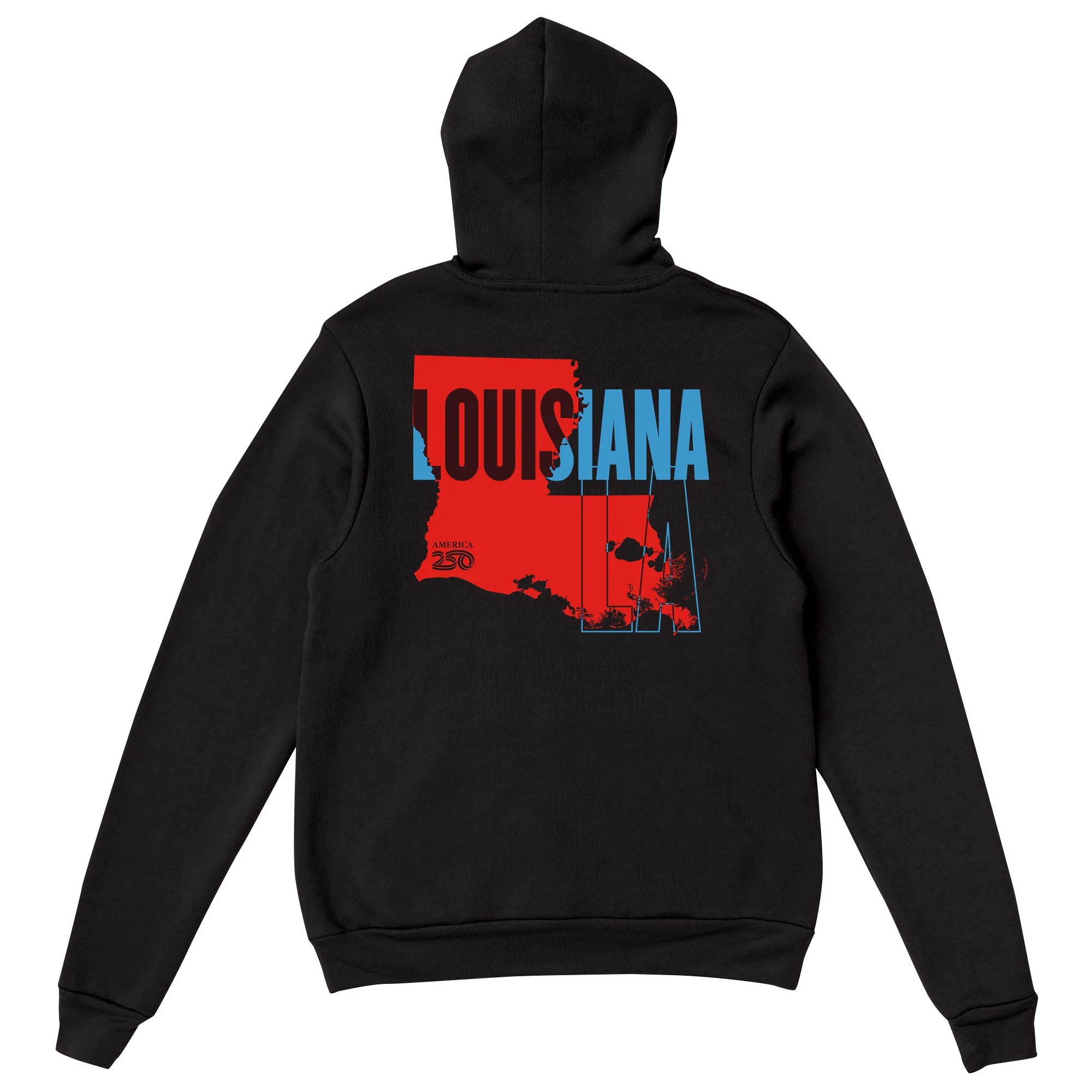Official America250 Louisiana Unisex Hoodie - Image 5