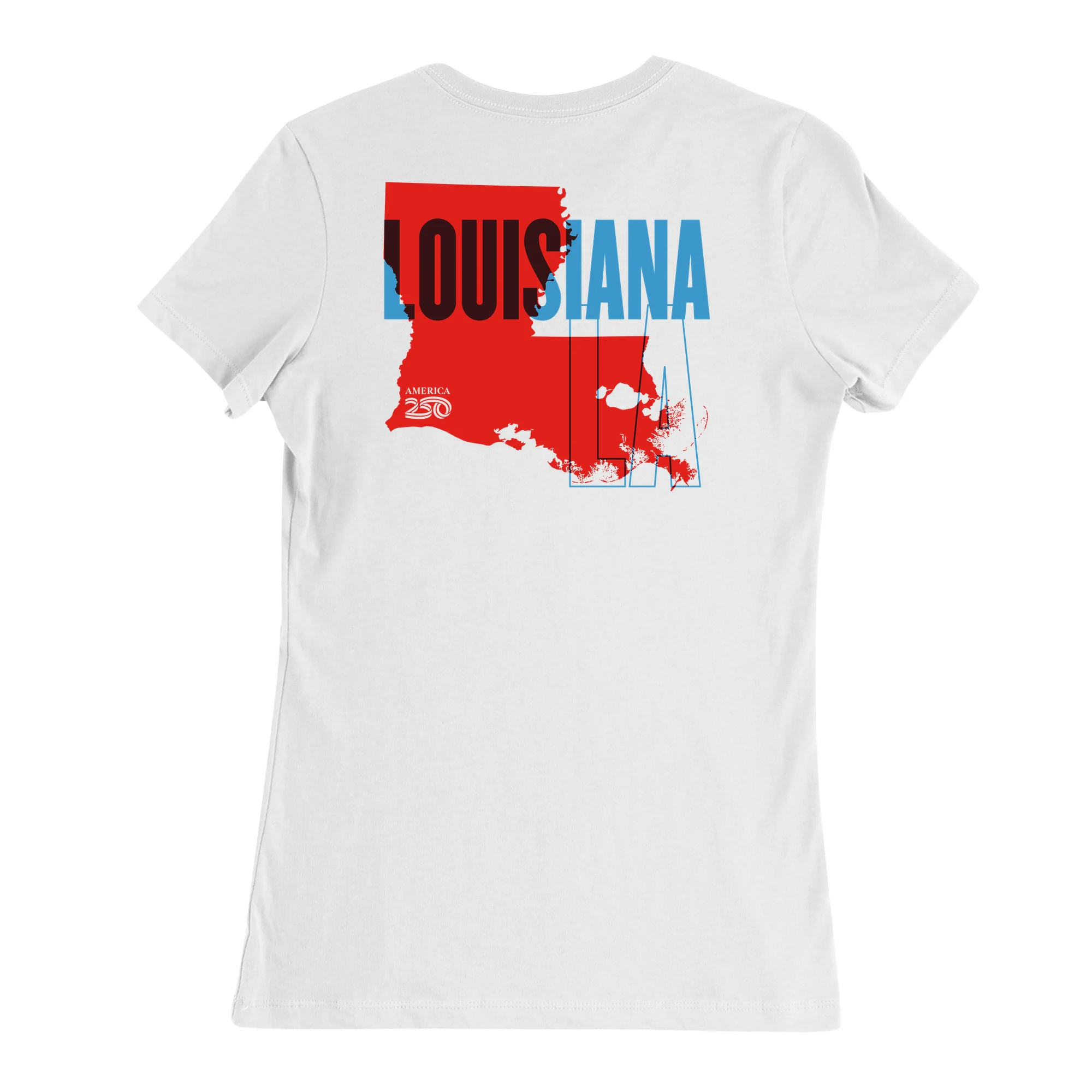 Official America250 Louisiana Women's T-Shirt - Image 5