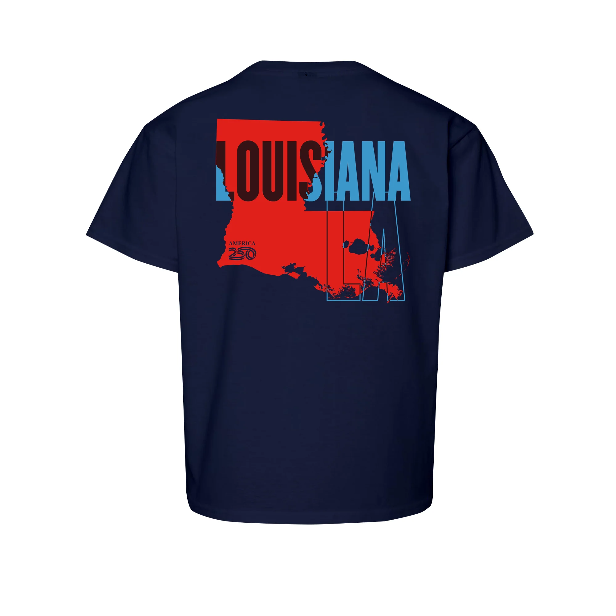Official America250 Louisiana Youth T-Shirt