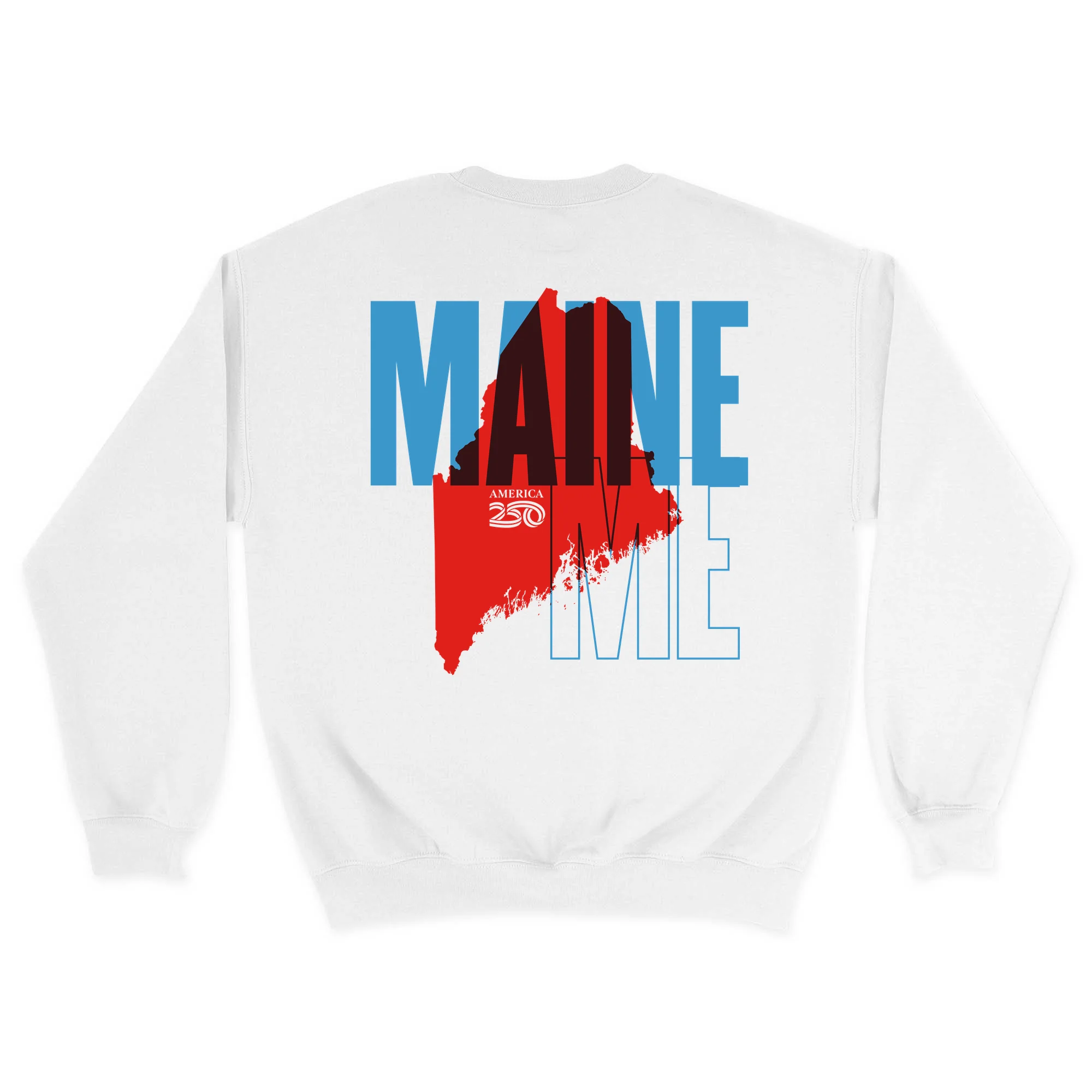 Official America250 Maine Unisex Crewneck Sweatshirt - Image 7