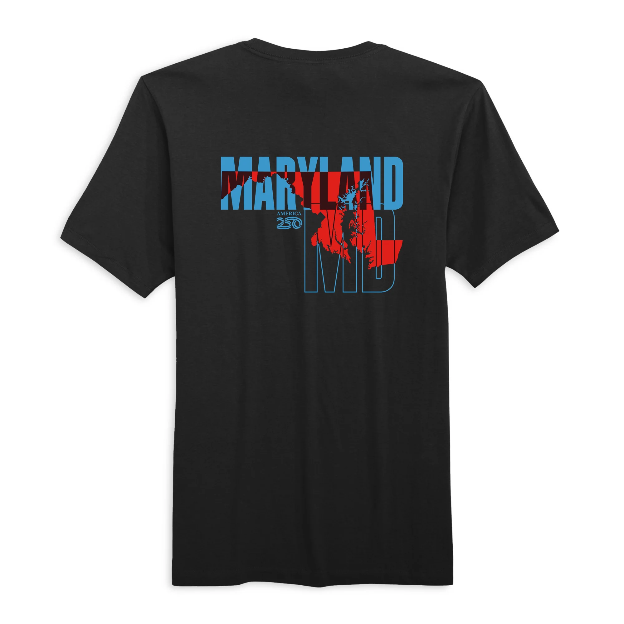 Official America250 Maryland Men's T-Shirt - Image 3