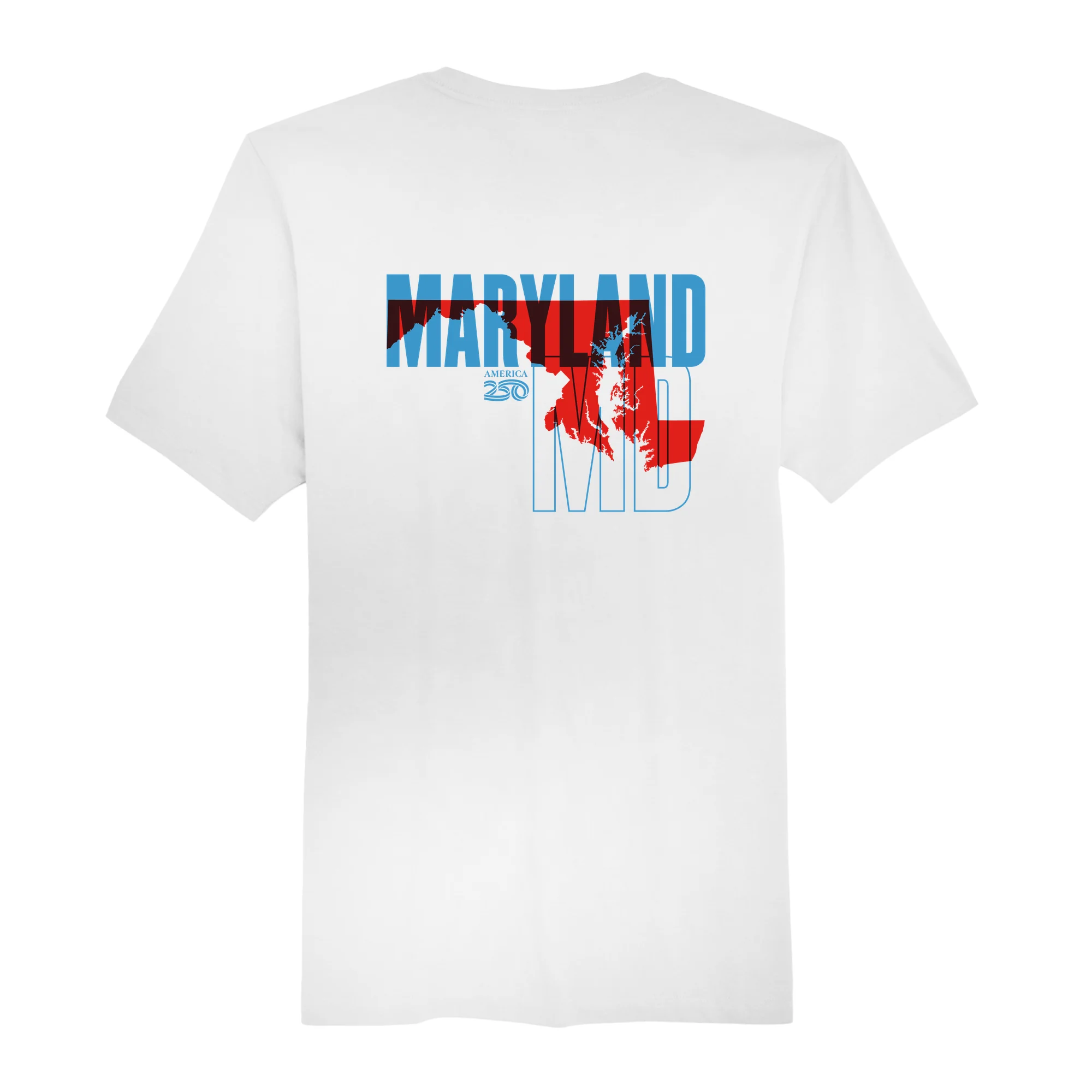 Official America250 Maryland Men's T-Shirt - Image 5
