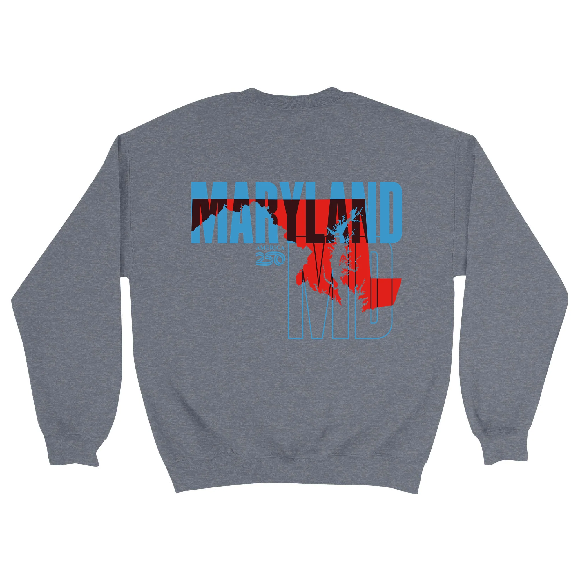 Official America250 Maryland Unisex Crewneck Sweatshirt - Image 3