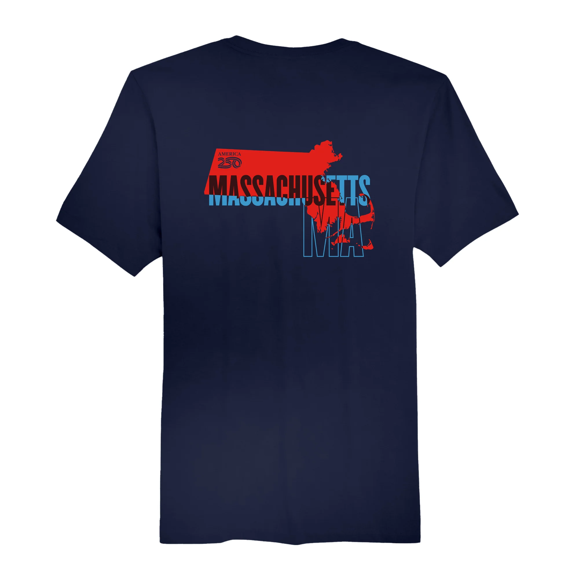 Official America250 Massachusetts Men's T-Shirt