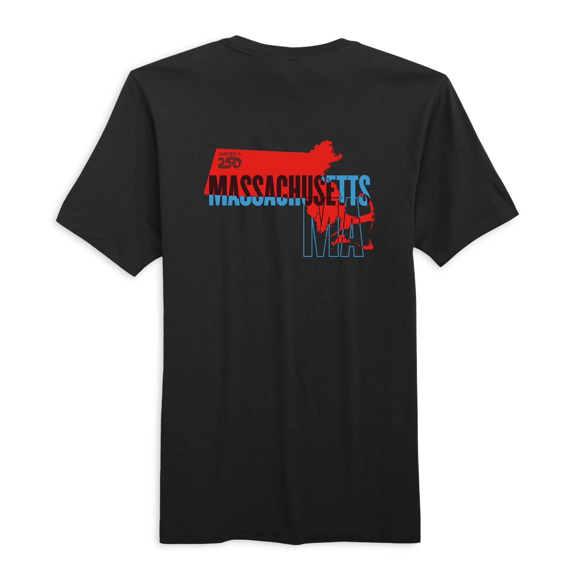 Official America250 Massachusetts Men's T-Shirt - Image 3