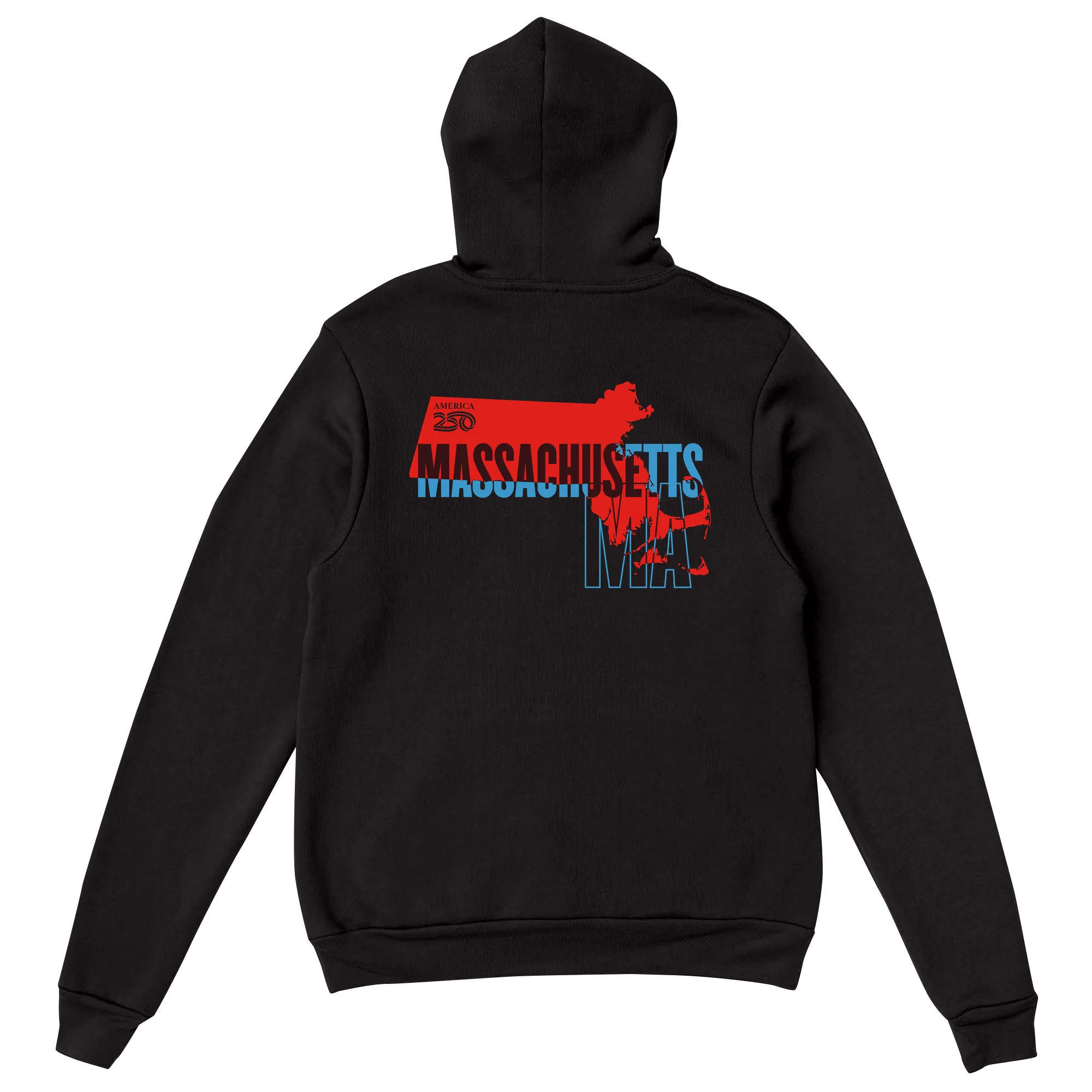 Official America250 Massachusetts Unisex Hoodie - Image 5