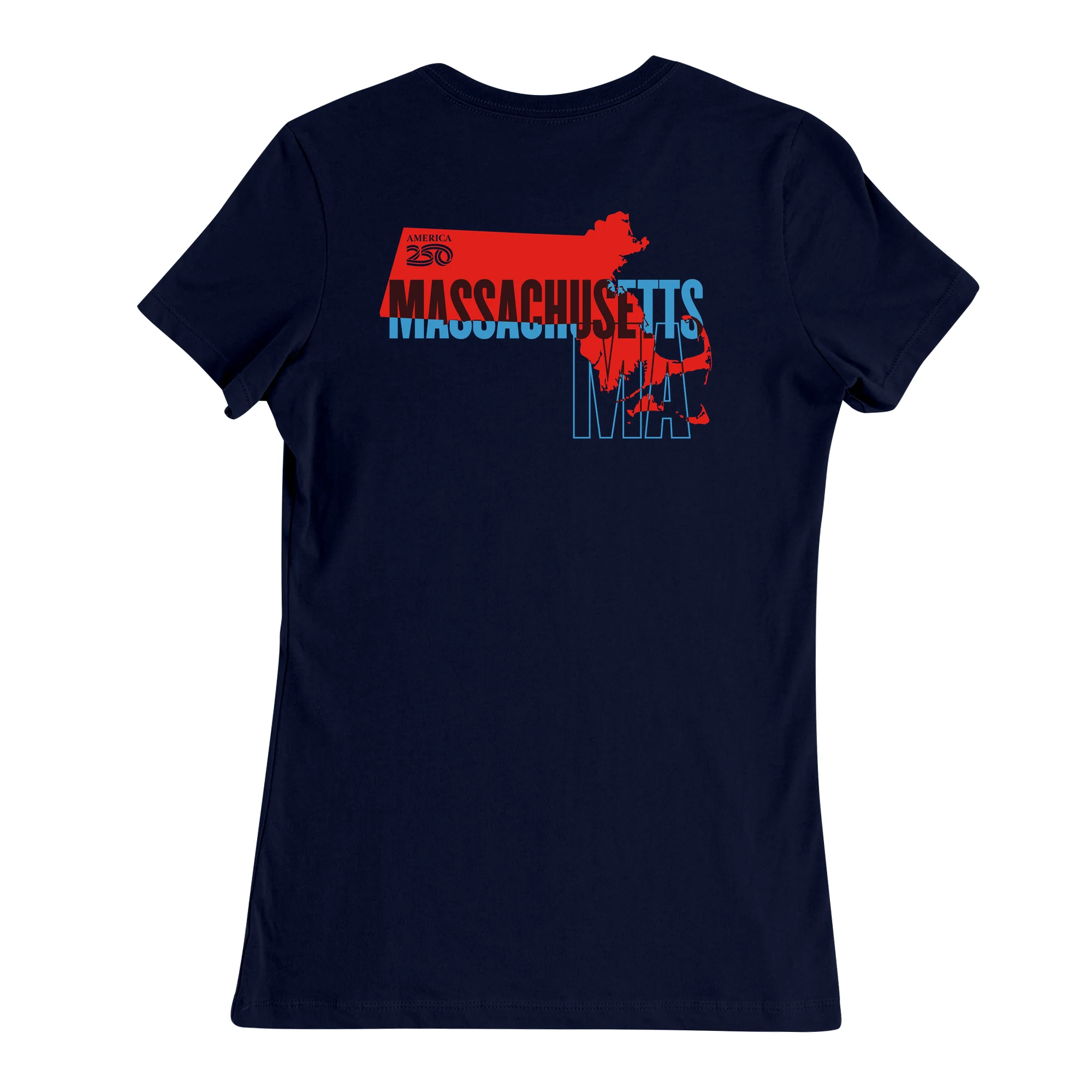 Official America250 Massachusetts Women's T-Shirt