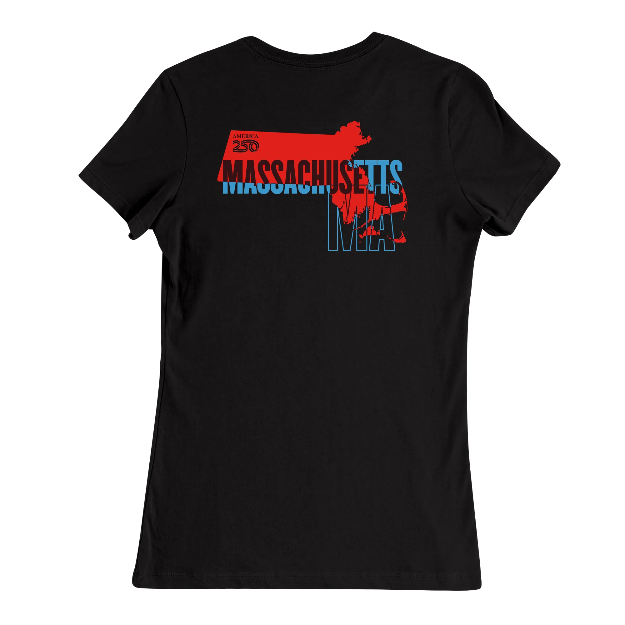 Official America250 Massachusetts Women's T-Shirt - Image 3
