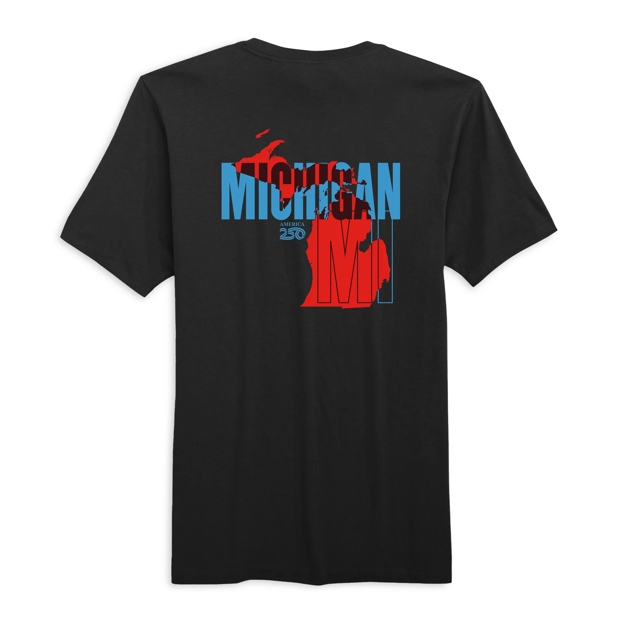 Official America250 Michigan Men's T-Shirt - Image 3