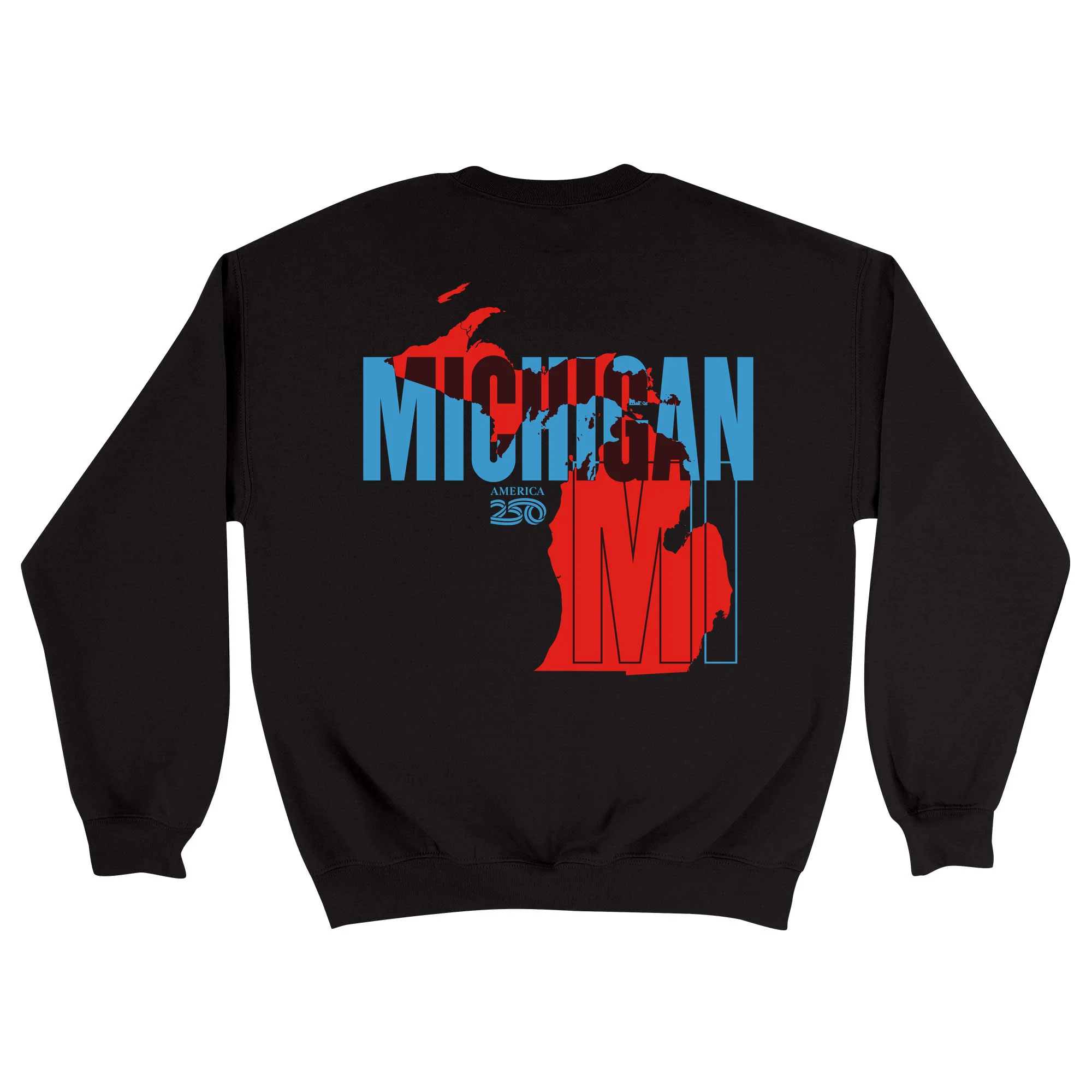 Official America250 Michigan Unisex Crewneck Sweatshirt - Image 5
