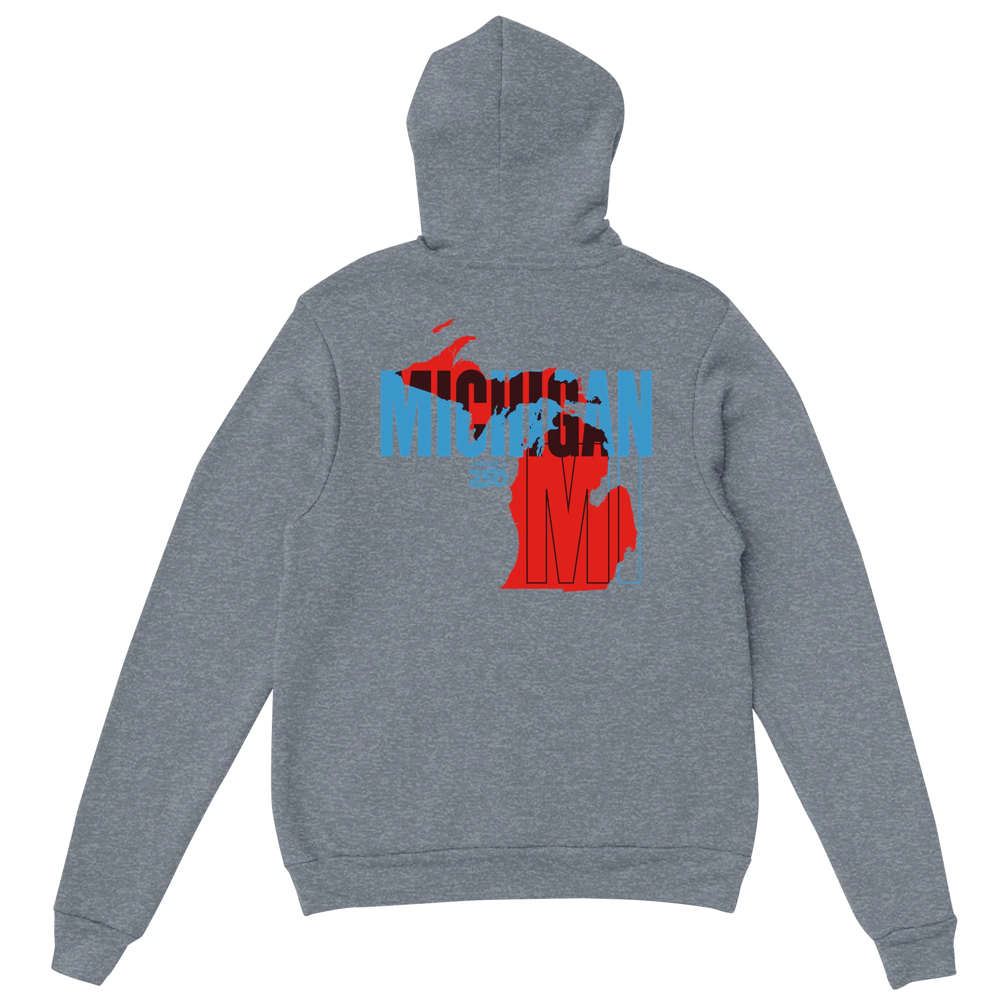 Official America250 Michigan Unisex Hoodie - Image 3