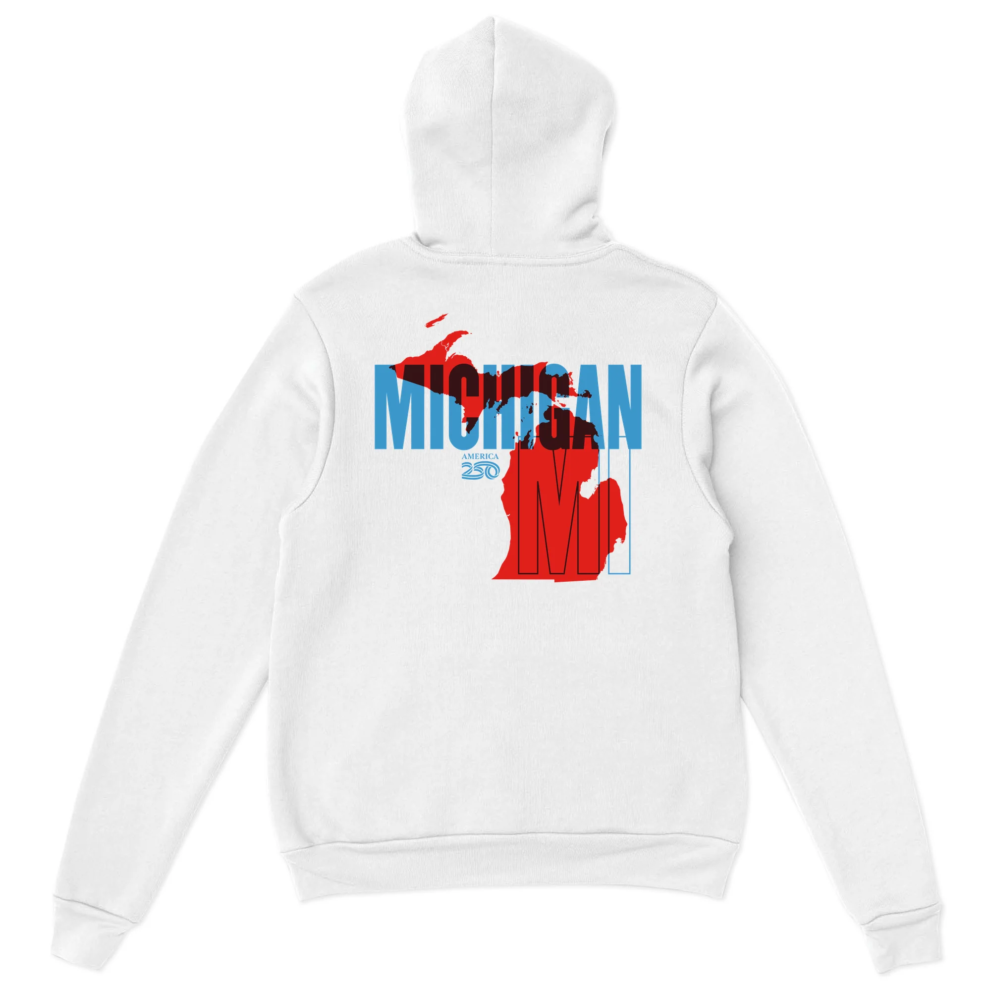 Official America250 Michigan Unisex Hoodie - Image 7