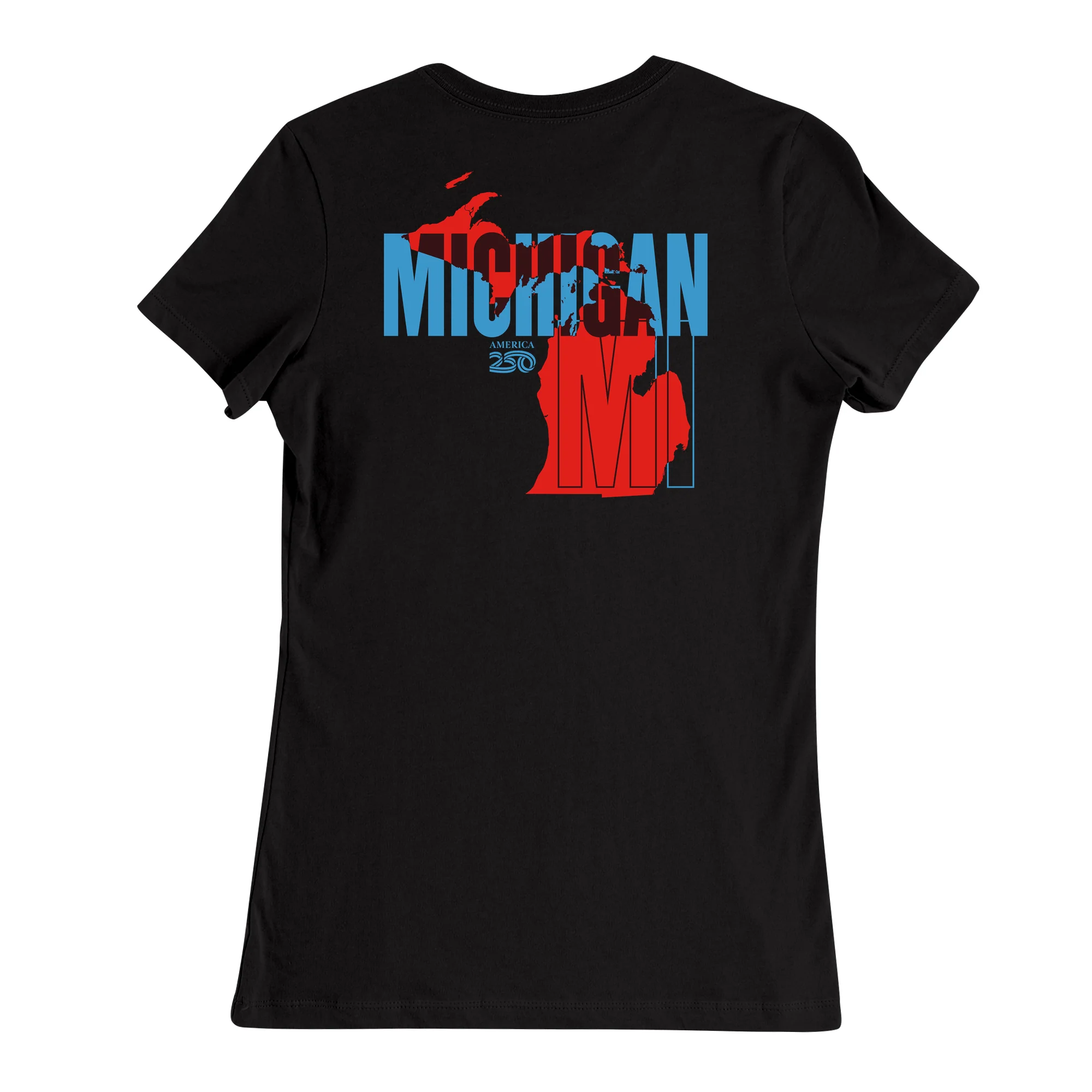 Official America250 Michigan Women's T-Shirt - Image 3