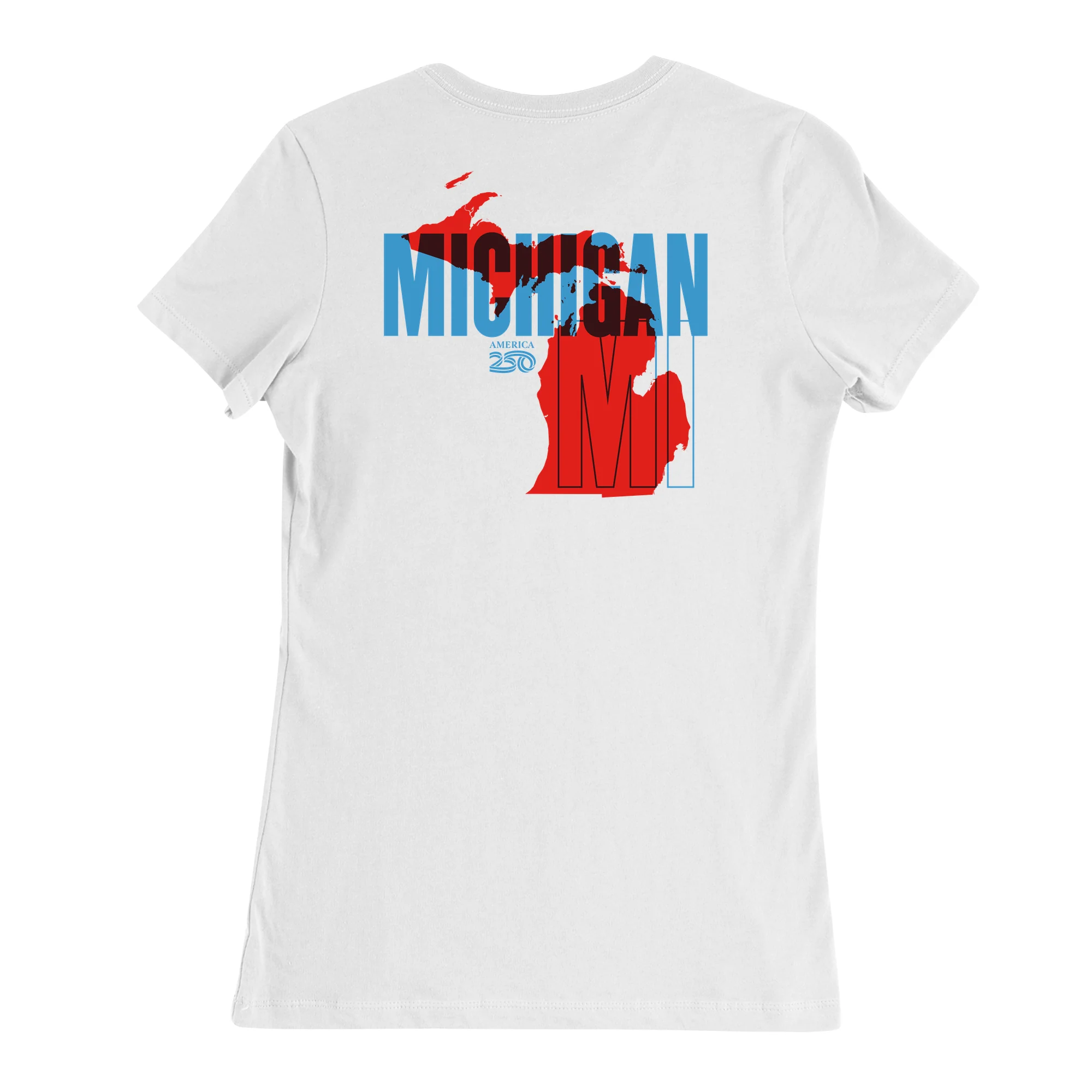 Official America250 Michigan Women's T-Shirt - Image 5