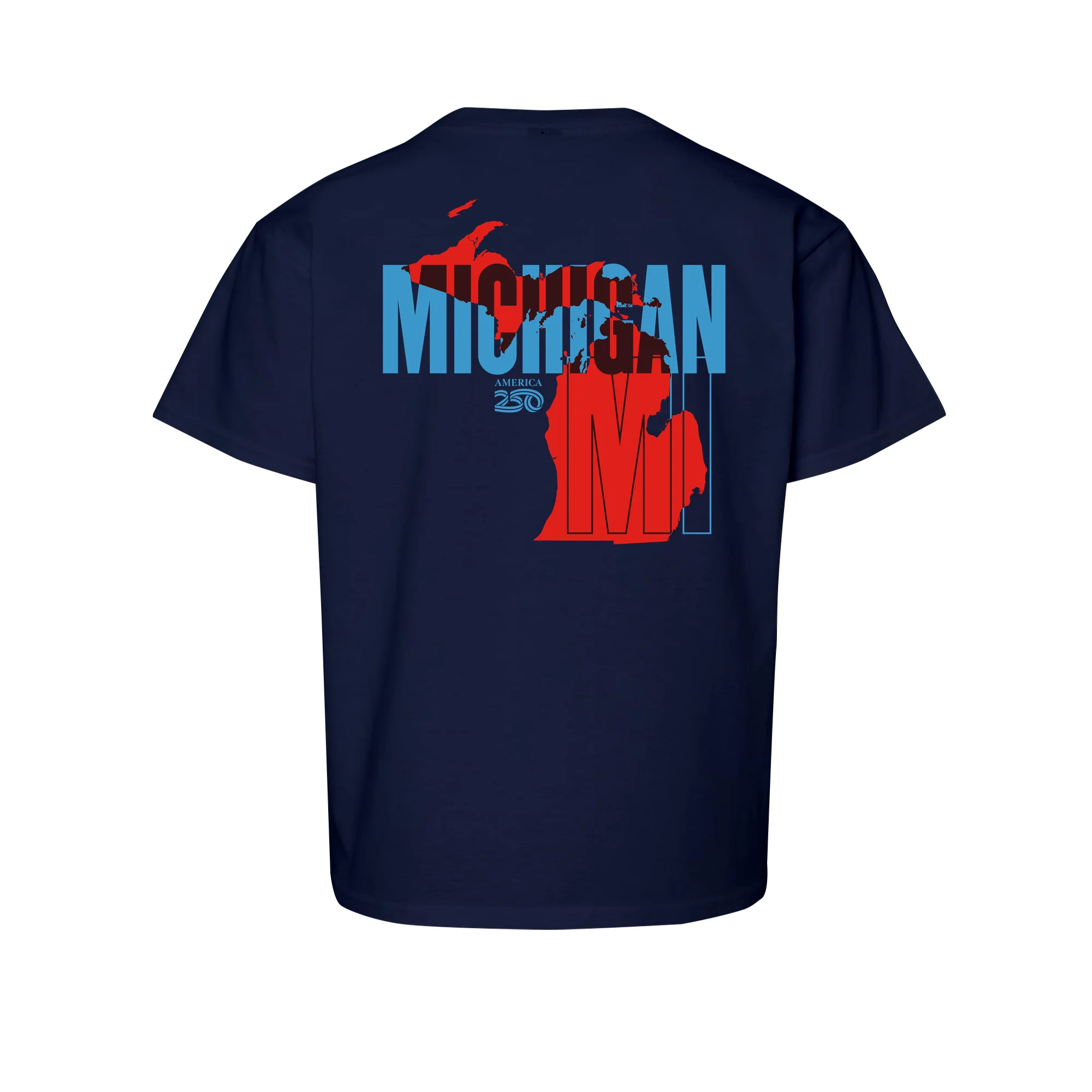 Official America250 Michigan Youth T-Shirt