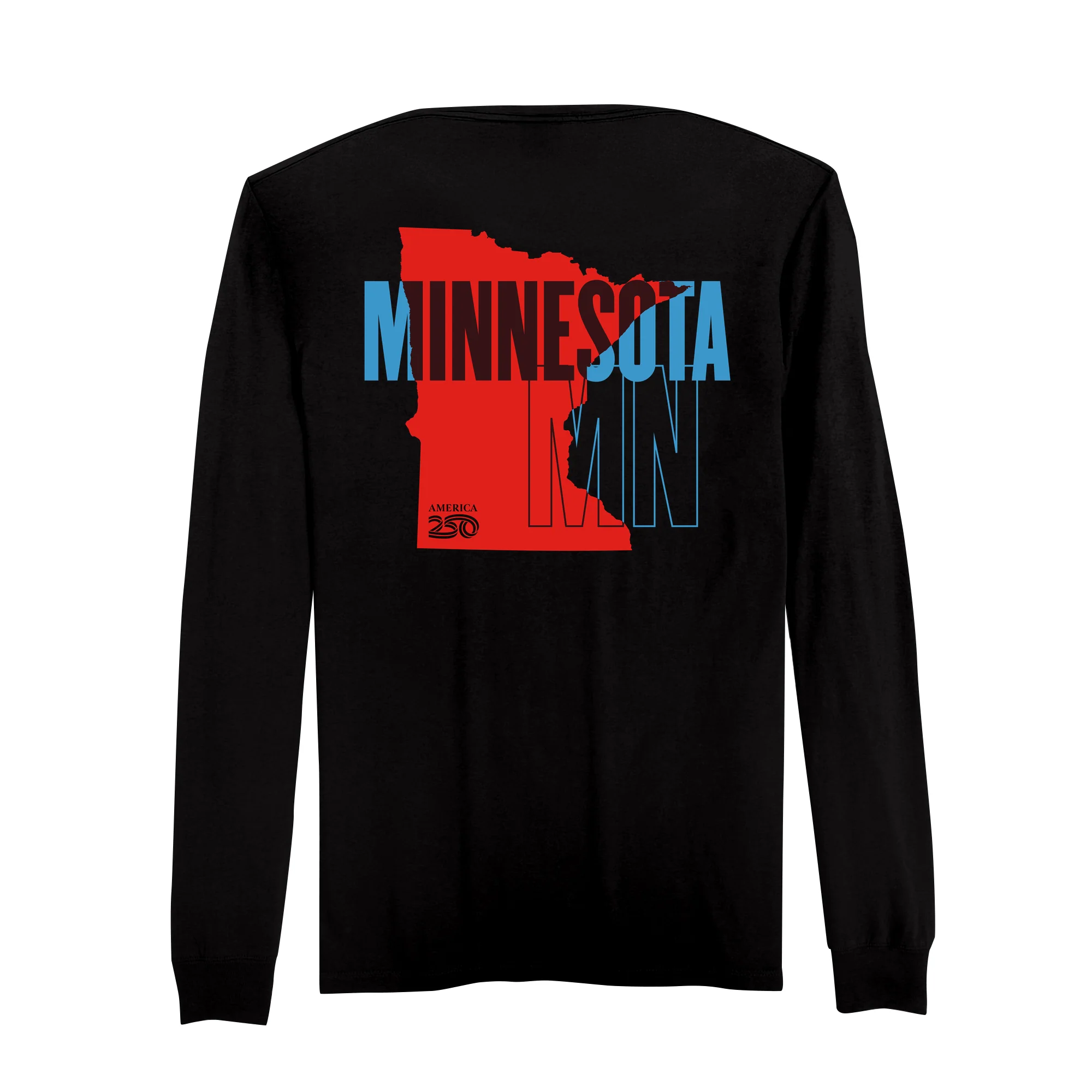 Official America250 Minnesota Men's Long Sleeve T-Shirt - Image 5