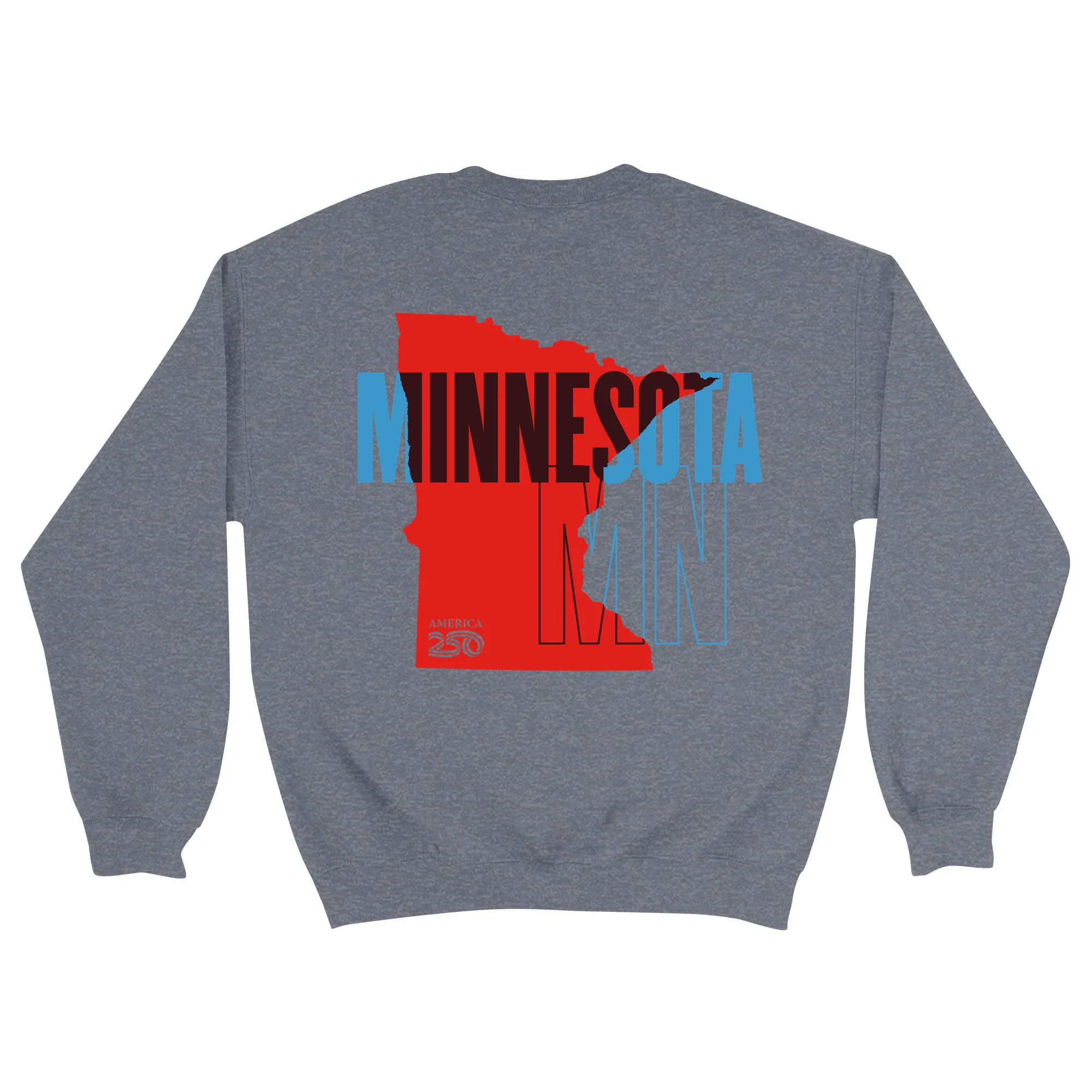Official America250 Minnesota Unisex Crewneck Sweatshirt - Image 3