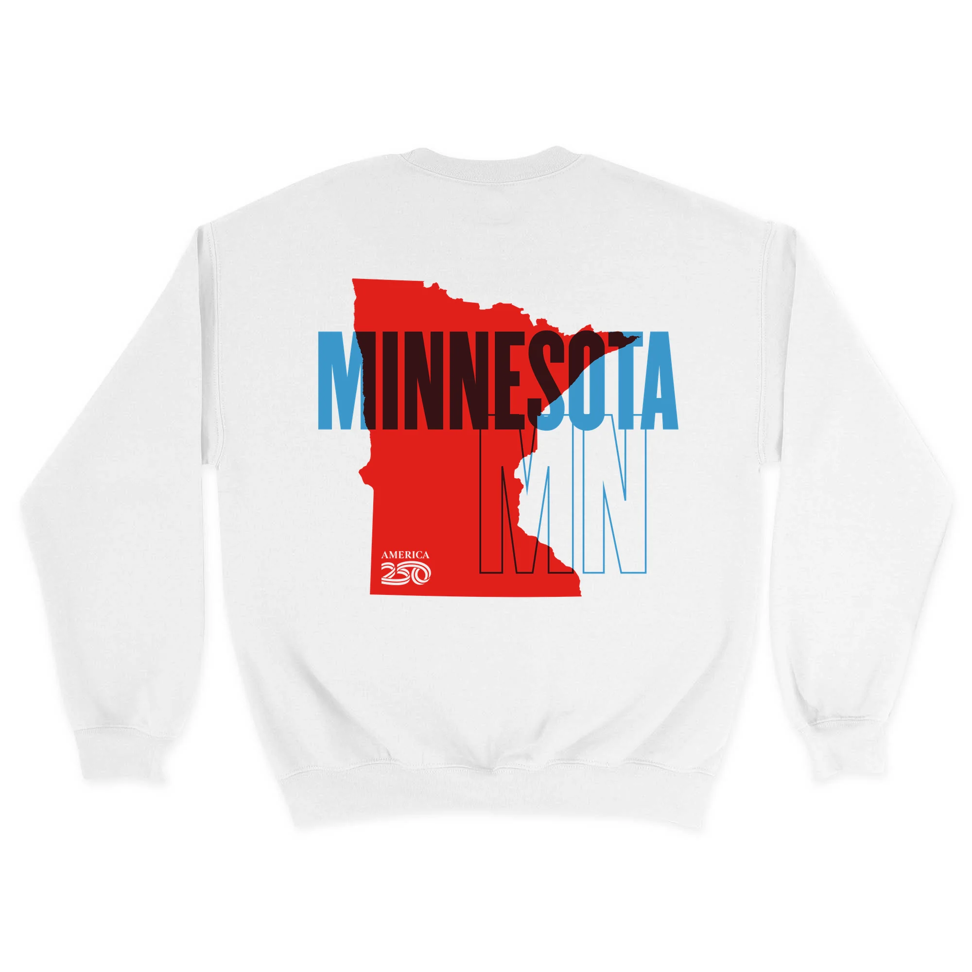 Official America250 Minnesota Unisex Crewneck Sweatshirt - Image 7