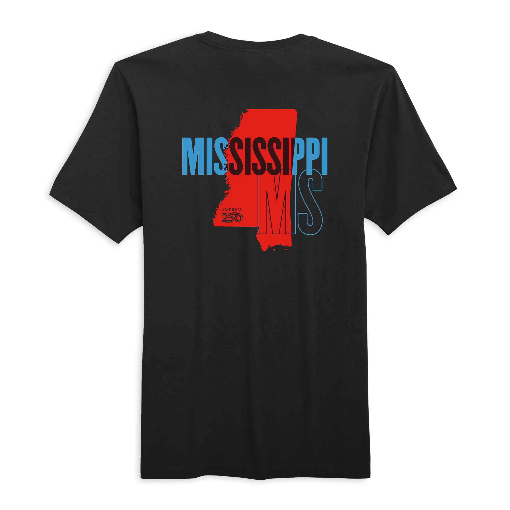Official America250 Mississippi Men's T-Shirt - Image 3