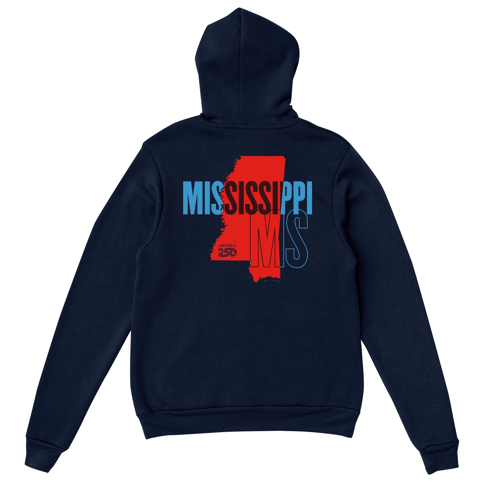 Official America250 Mississippi Unisex Hoodie
