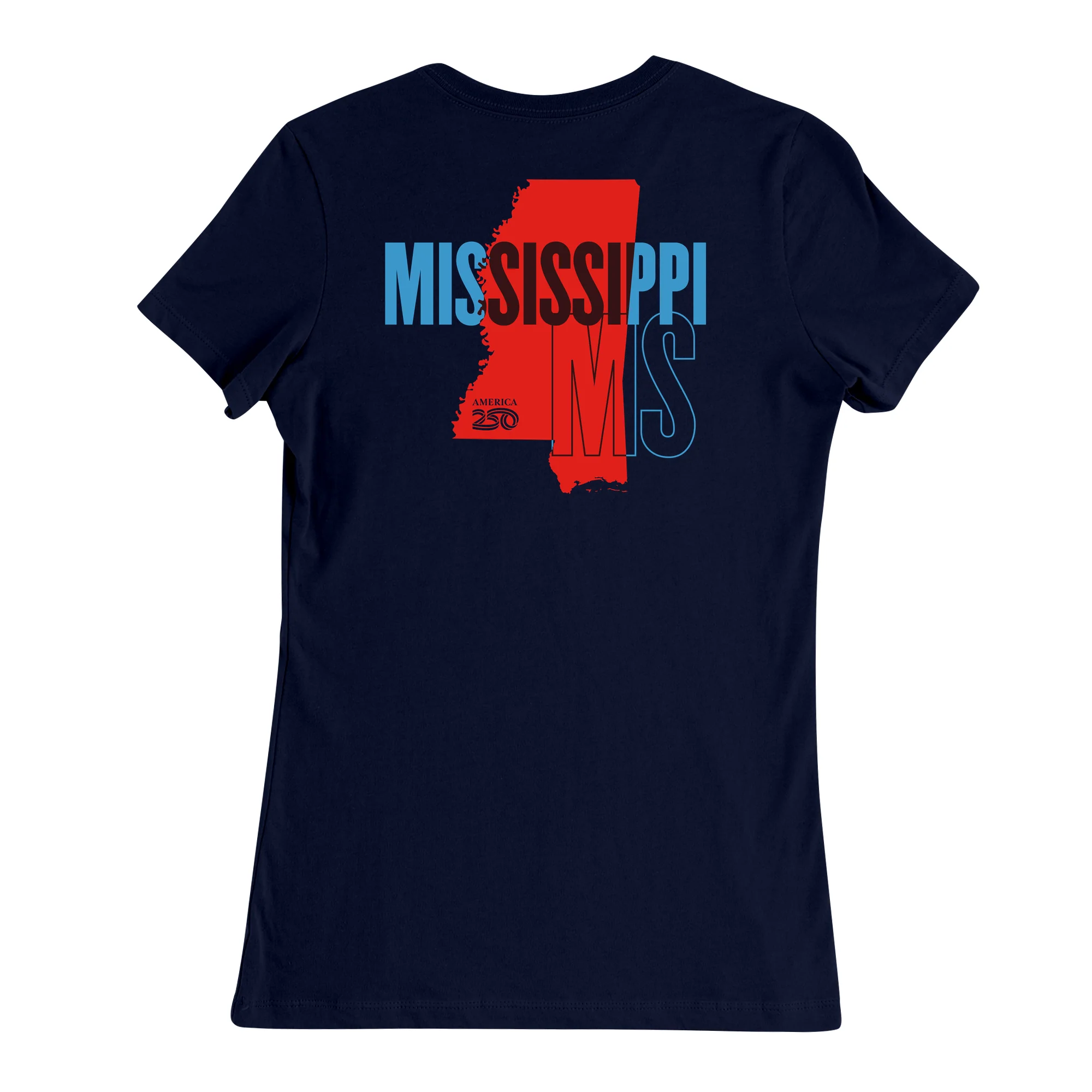 Official America250 Mississippi Women's T-Shirt