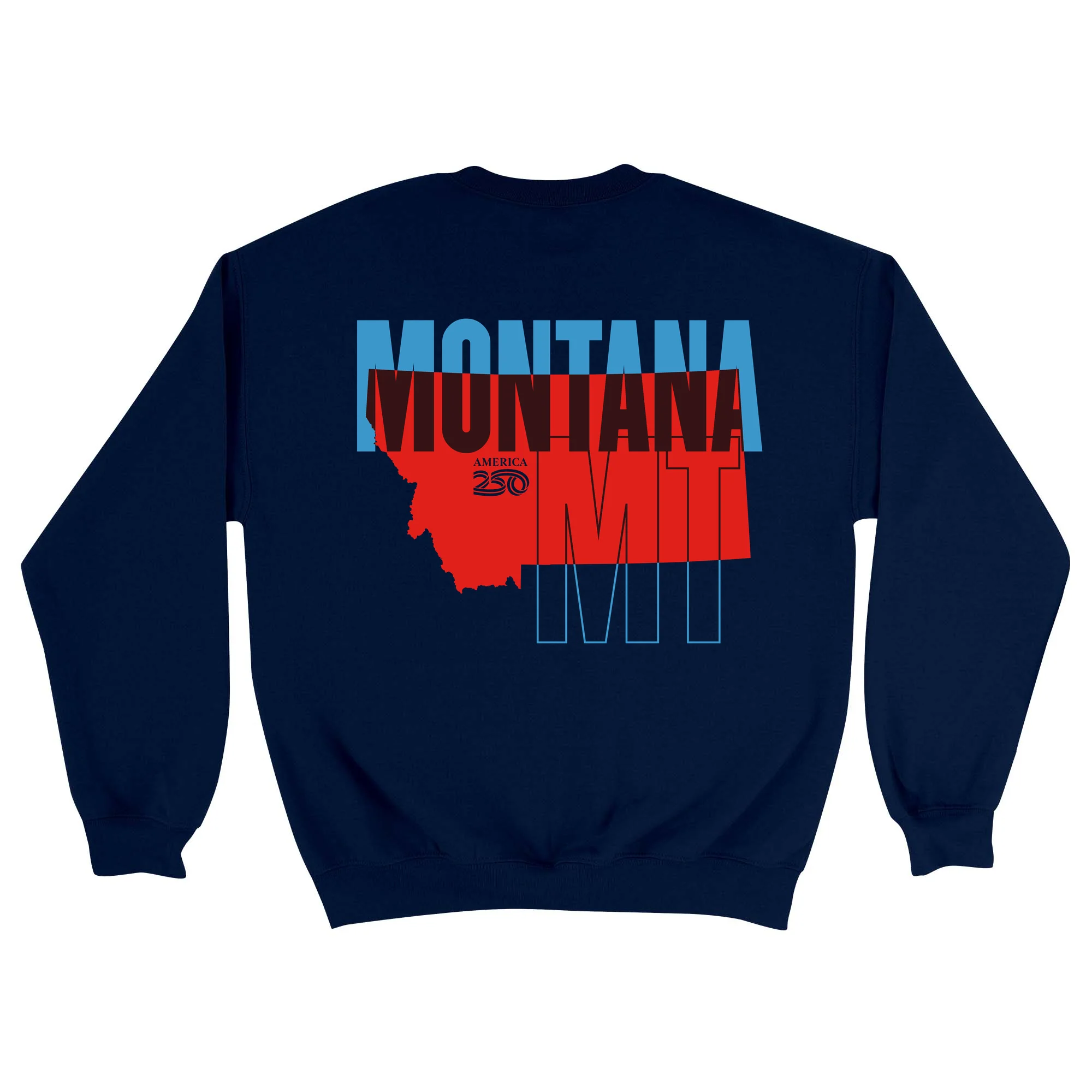Official America250 Montana Unisex Crewneck Sweatshirt