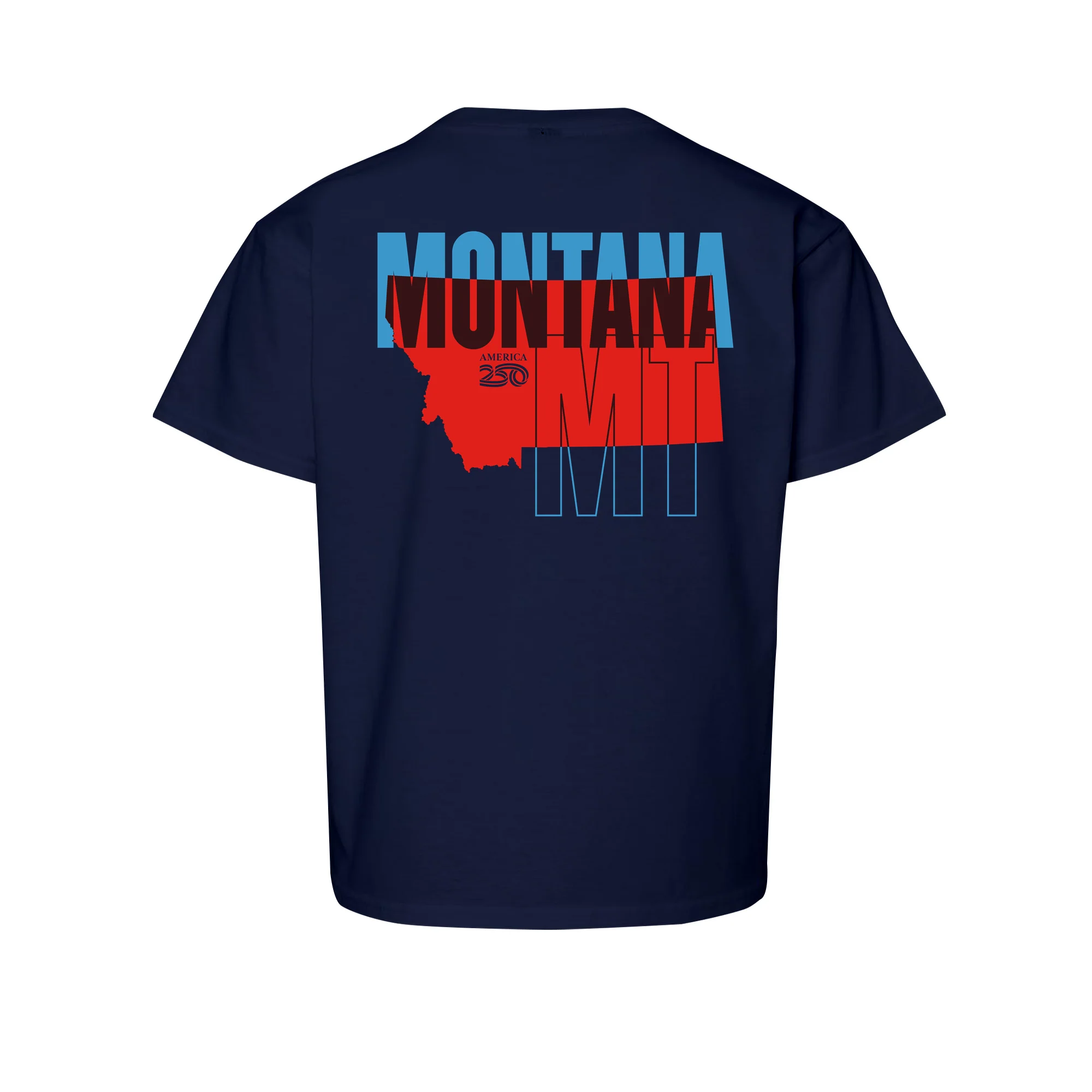 Official America250 Montana Youth T-Shirt