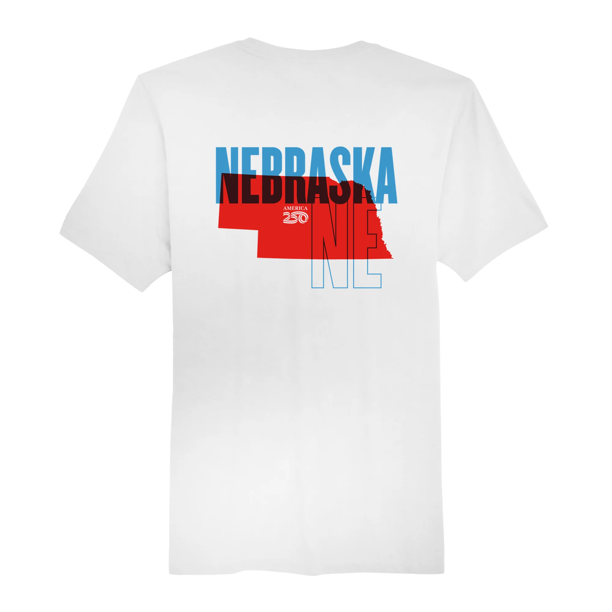 Official America250 Nebraska Men's T-Shirt - Image 5