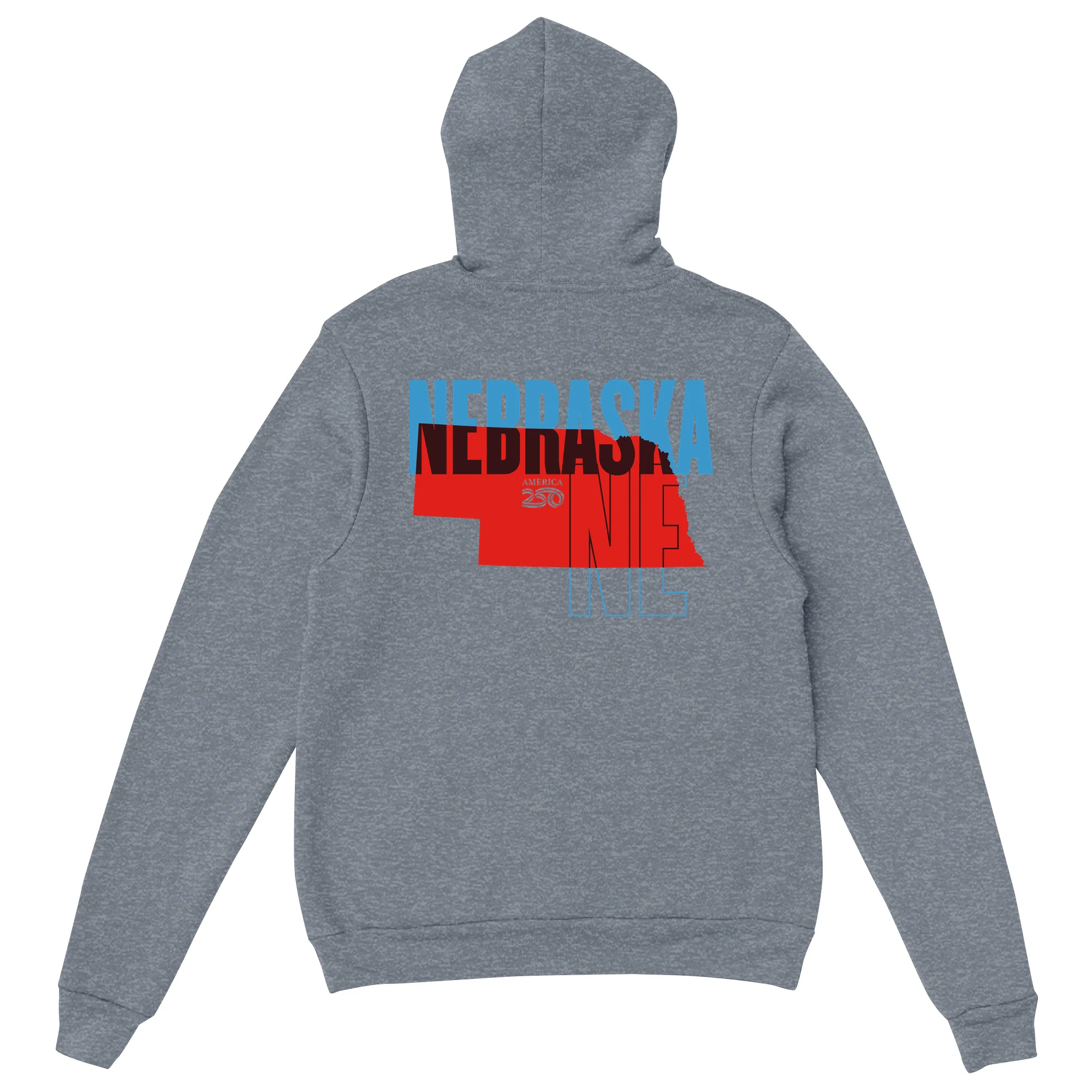Official America250 Nebraska Unisex Hoodie - Image 3