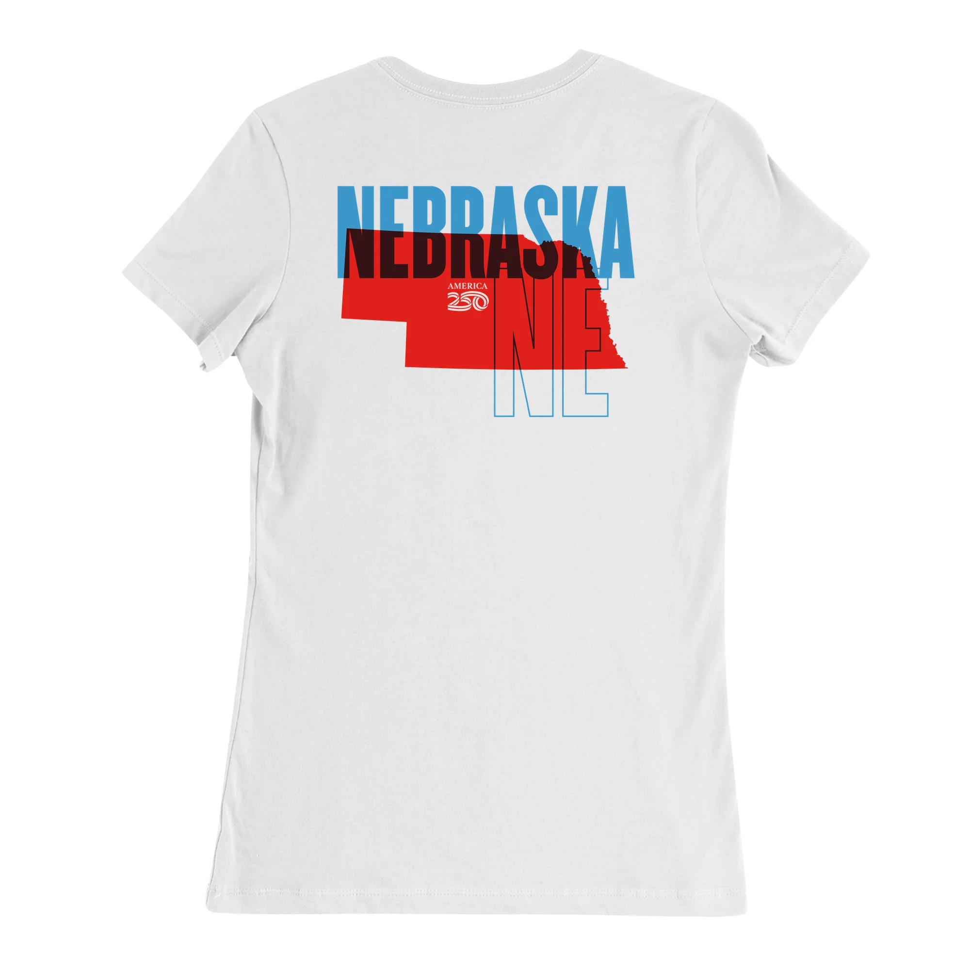 Official America250 Nebraska Women's T-Shirt - Image 5