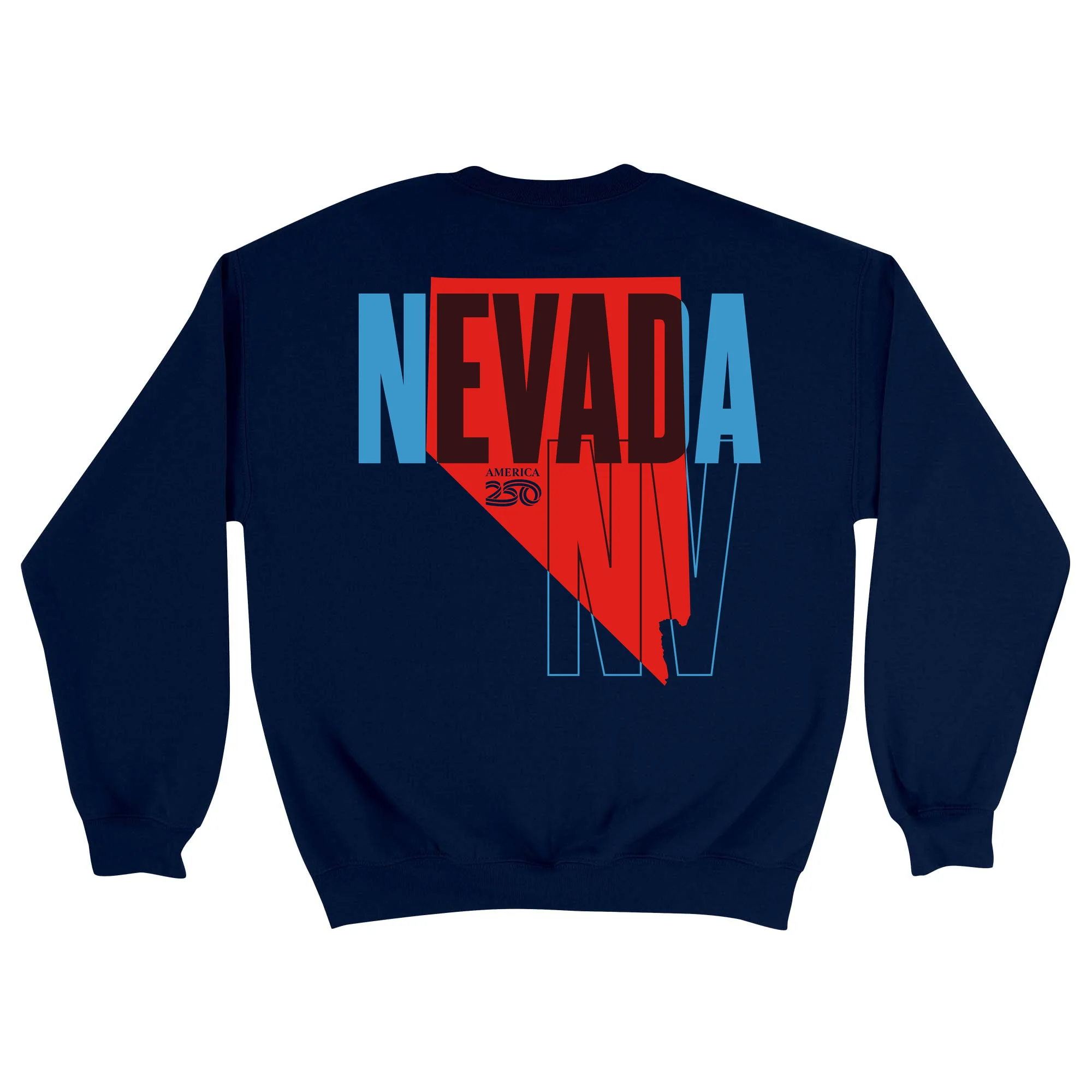 Official America250 Nevada Unisex Crewneck Sweatshirt