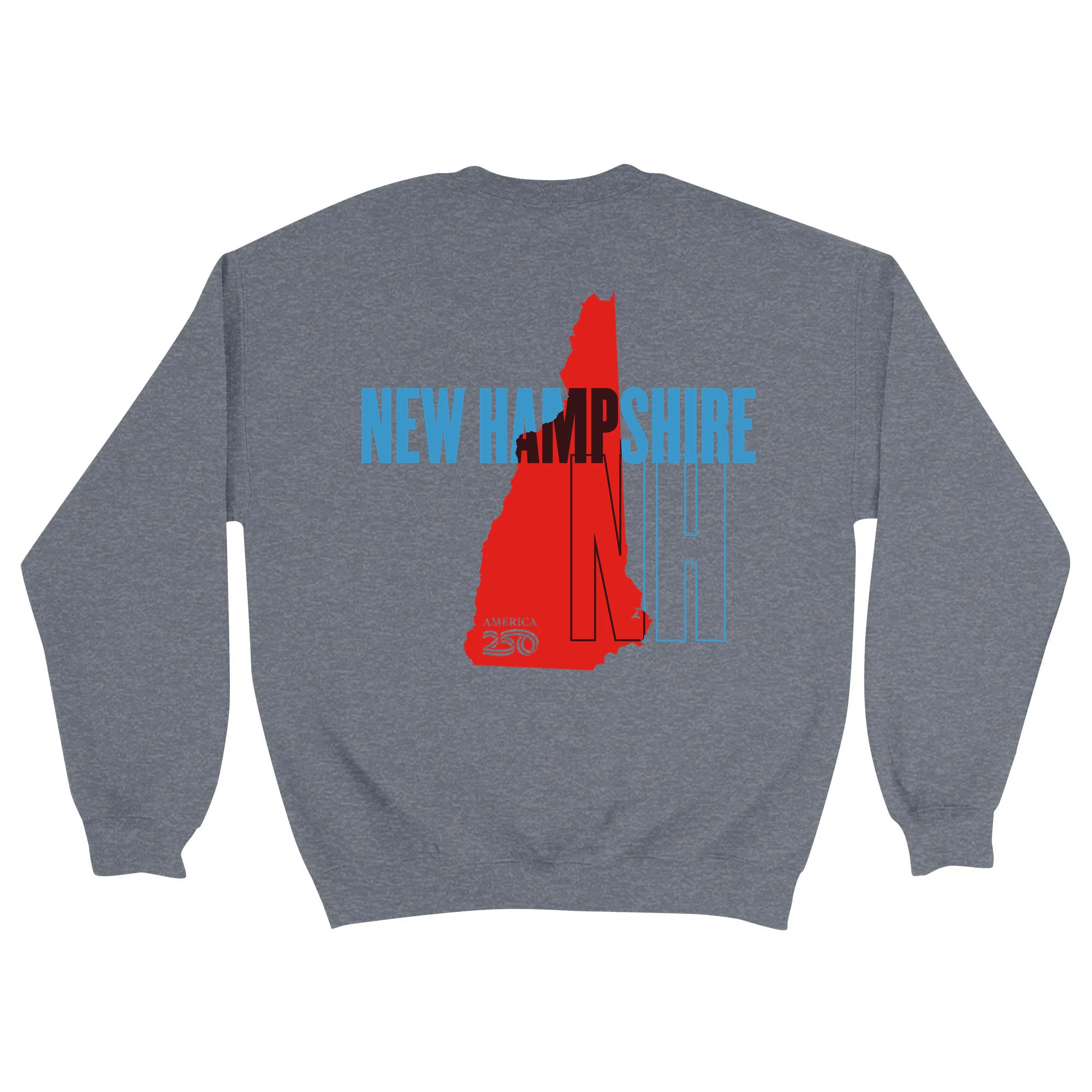 Official America250 New Hampshire Unisex Crewneck Sweatshirt - Image 3