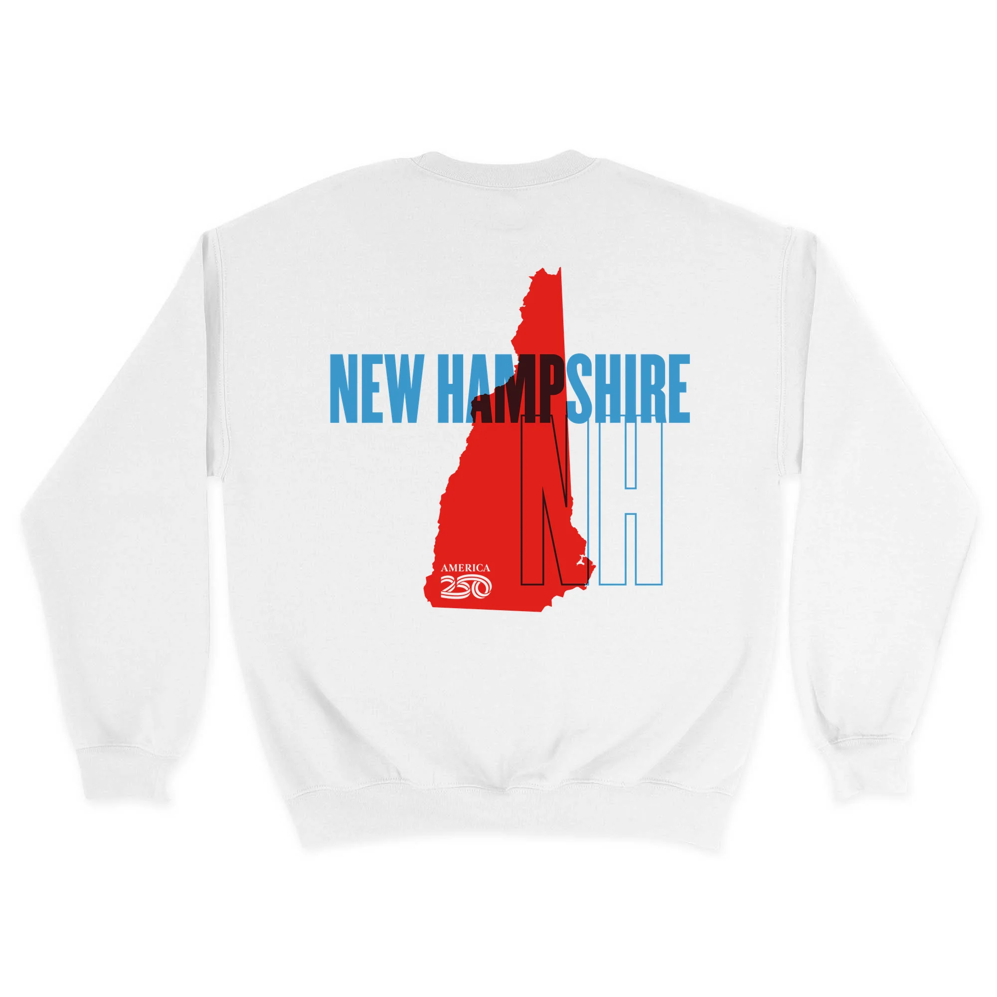 Official America250 New Hampshire Unisex Crewneck Sweatshirt - Image 7