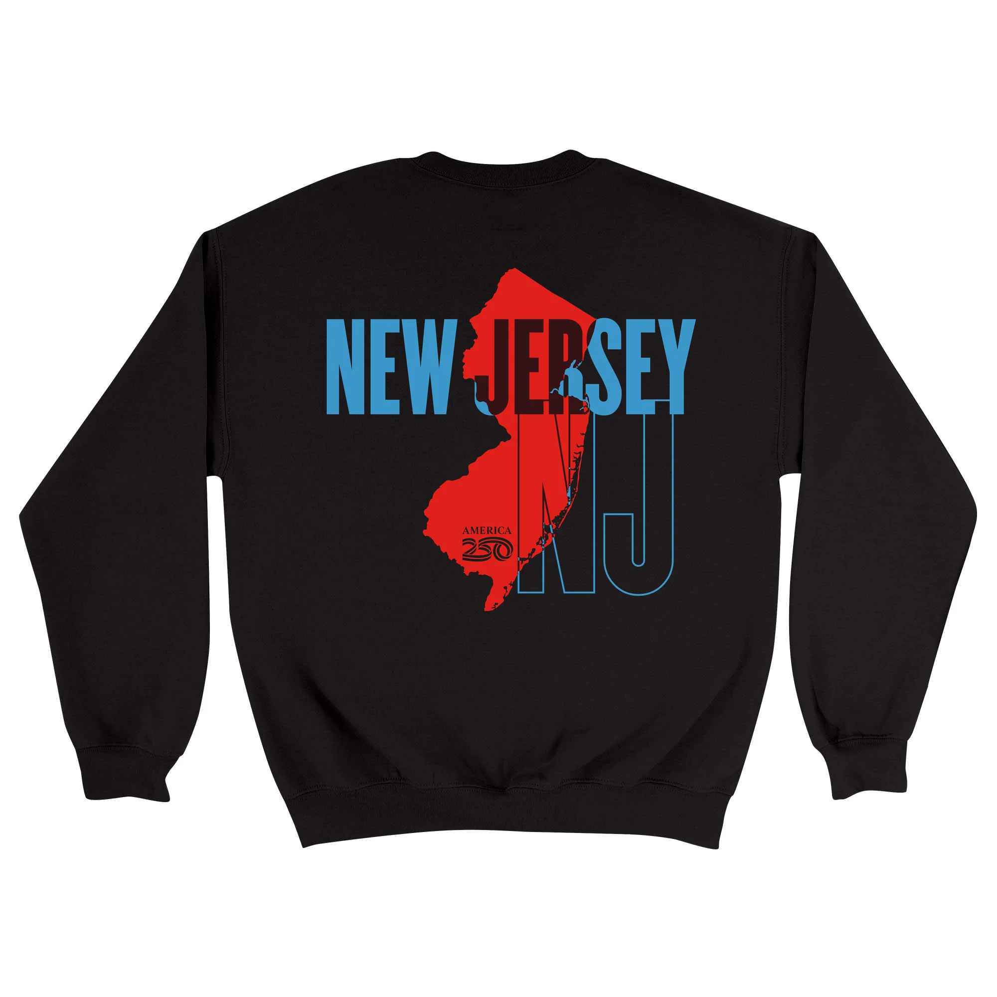 Official America250 New Jersey Unisex Crewneck Sweatshirt - Image 5