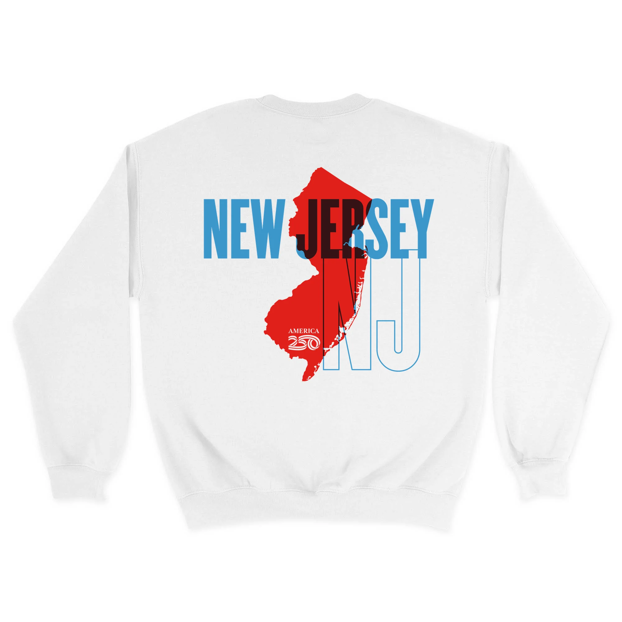 Official America250 New Jersey Unisex Crewneck Sweatshirt - Image 7