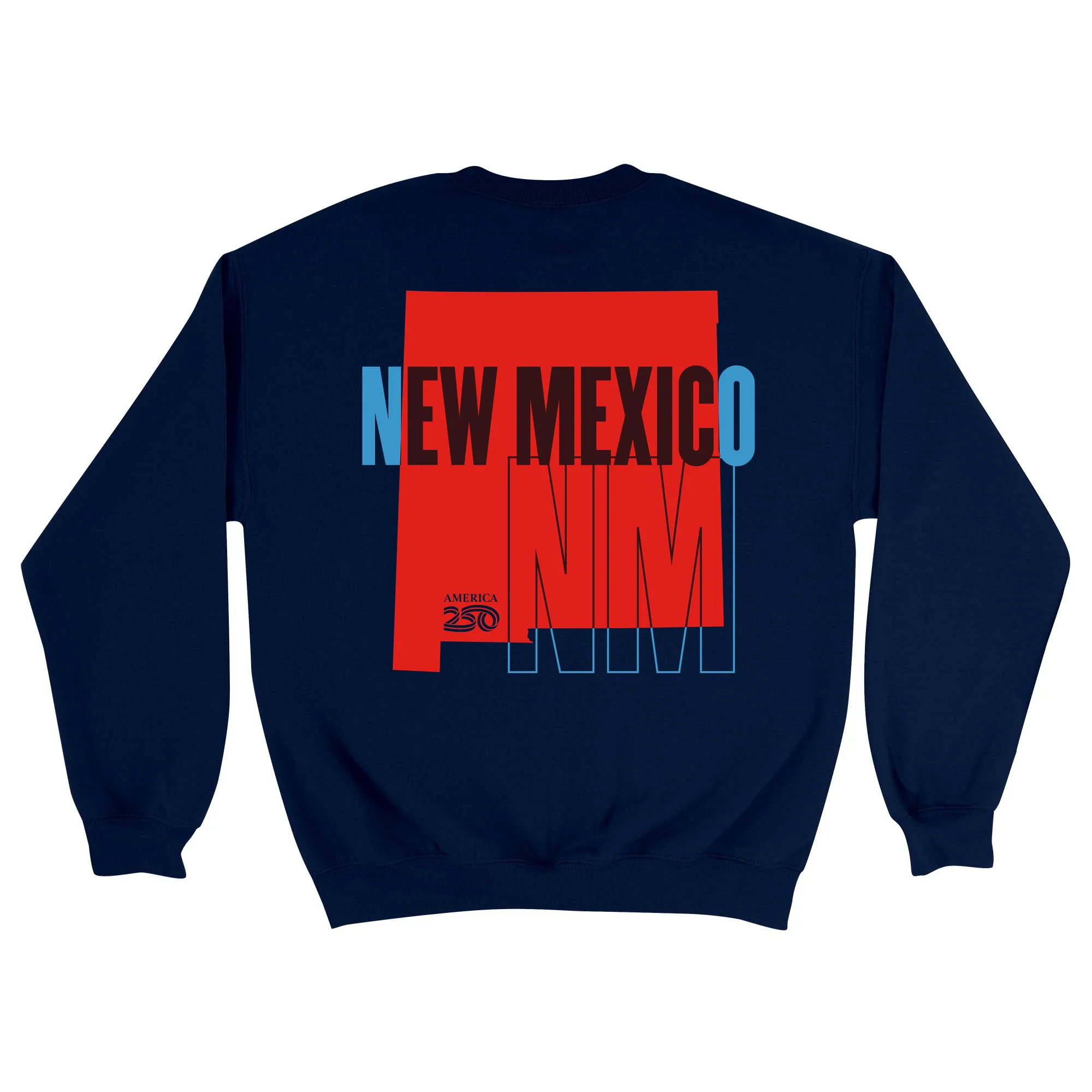 Official America250 New Mexico Unisex Crewneck Sweatshirt