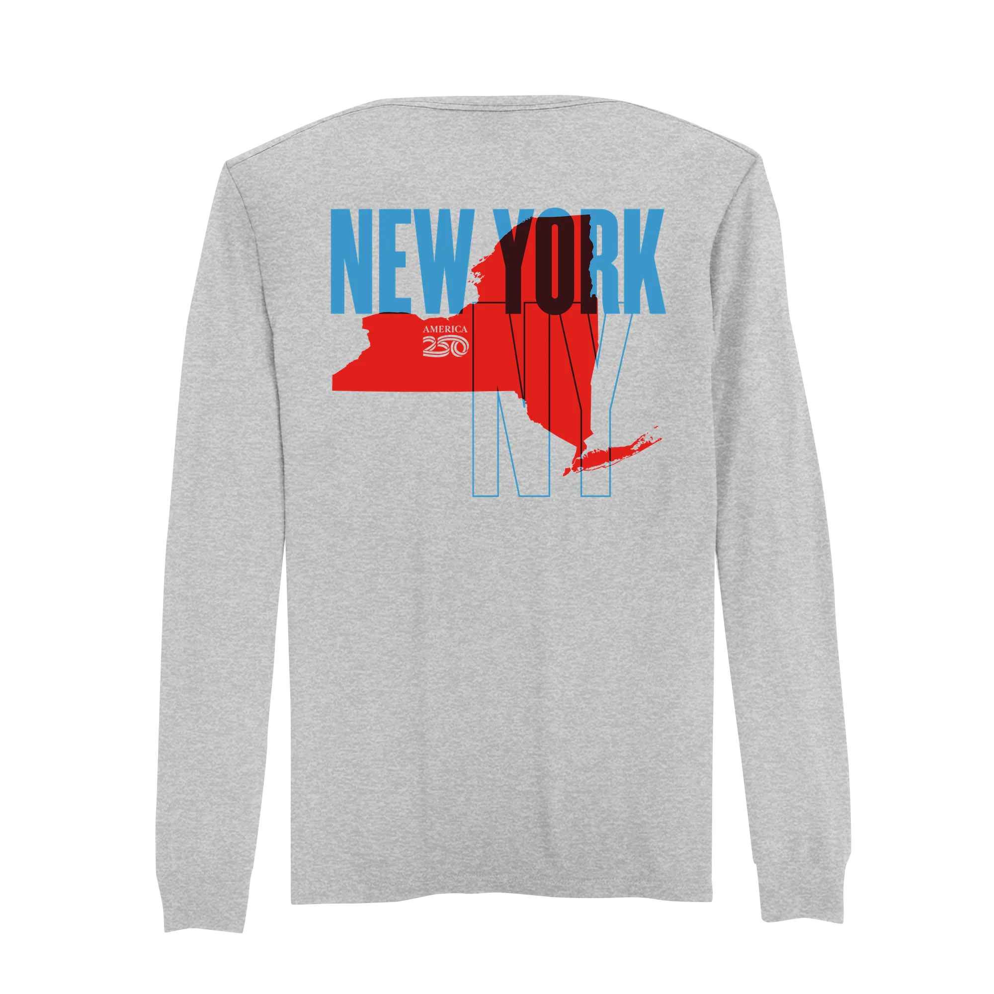 Official America250 New York Men's Long Sleeve T-Shirt - Image 3
