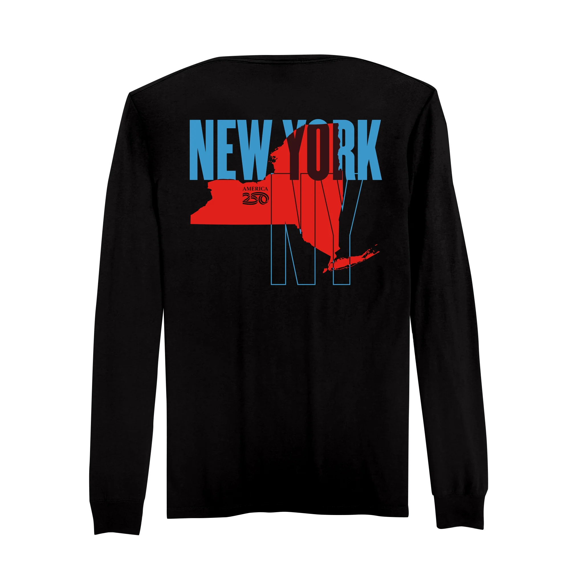 Official America250 New York Men's Long Sleeve T-Shirt - Image 5