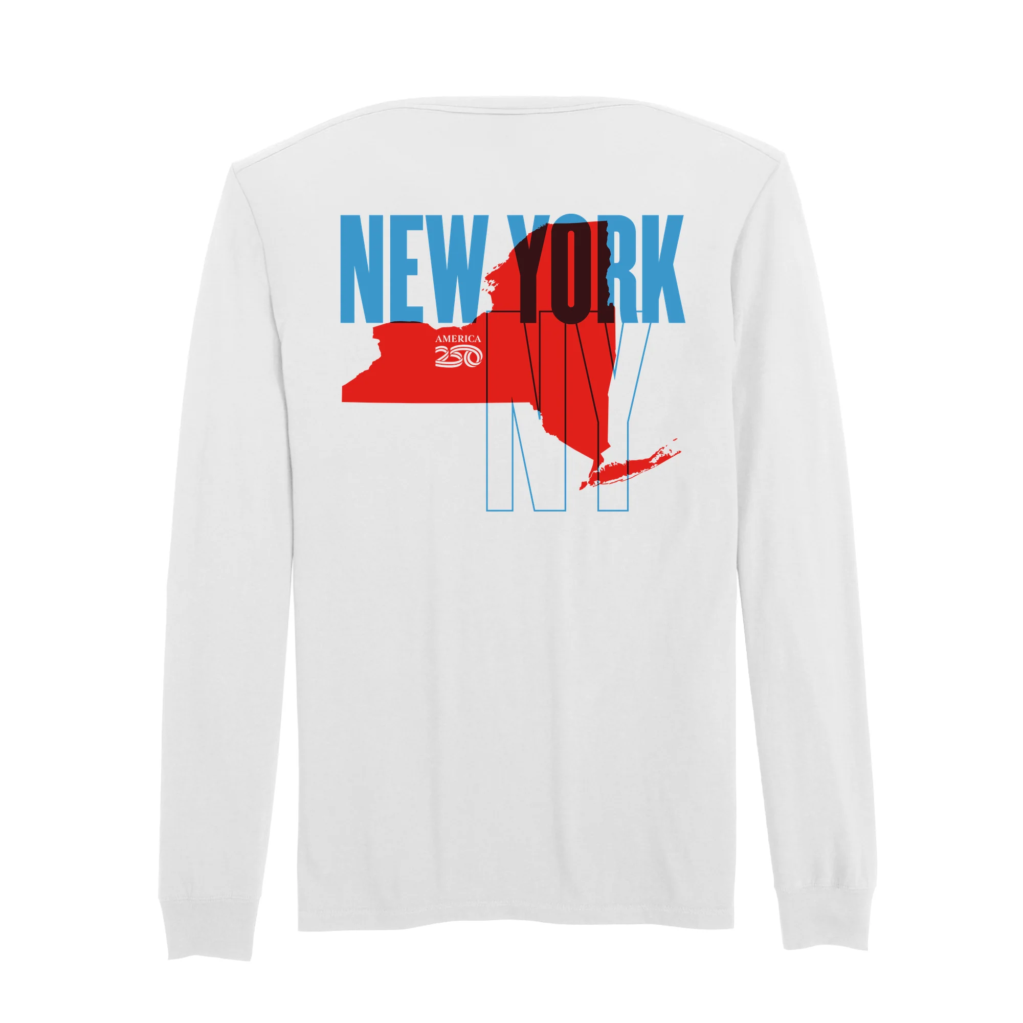 Official America250 New York Men's Long Sleeve T-Shirt - Image 7