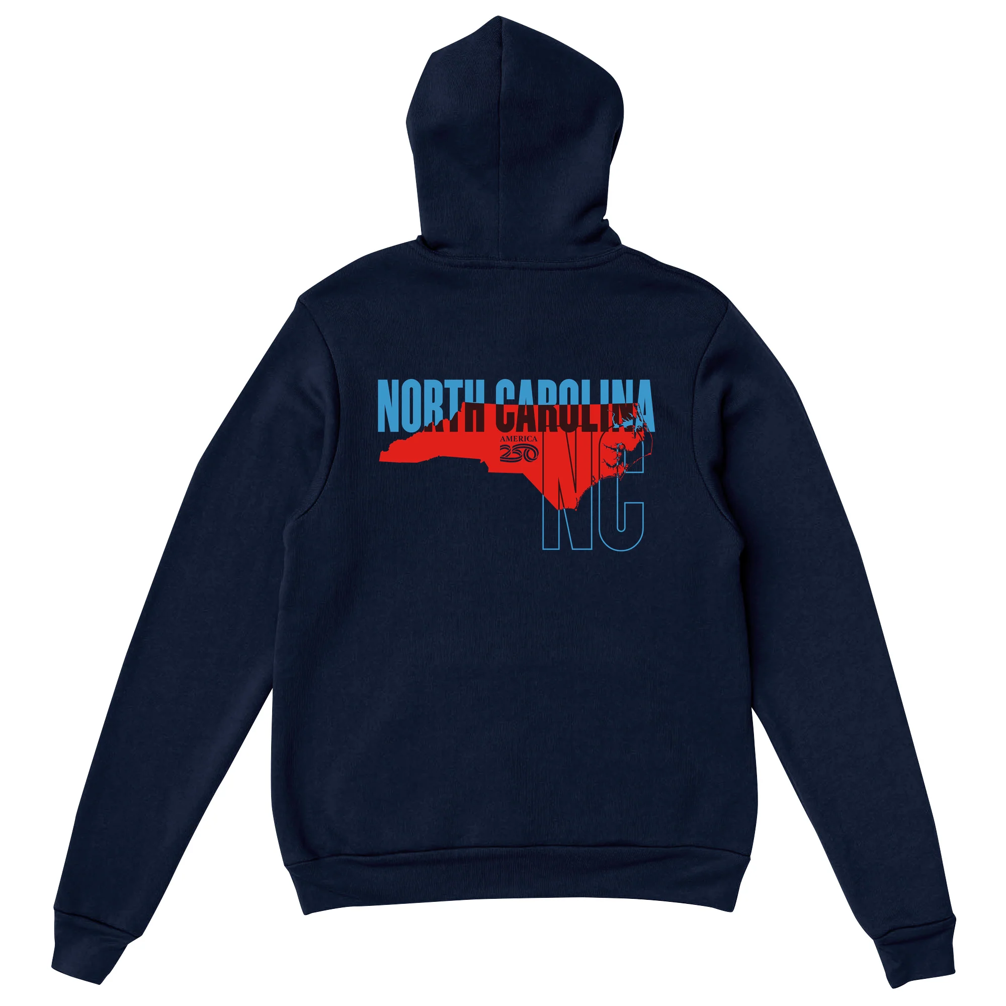 Official America250 North Carolina Unisex Hoodie