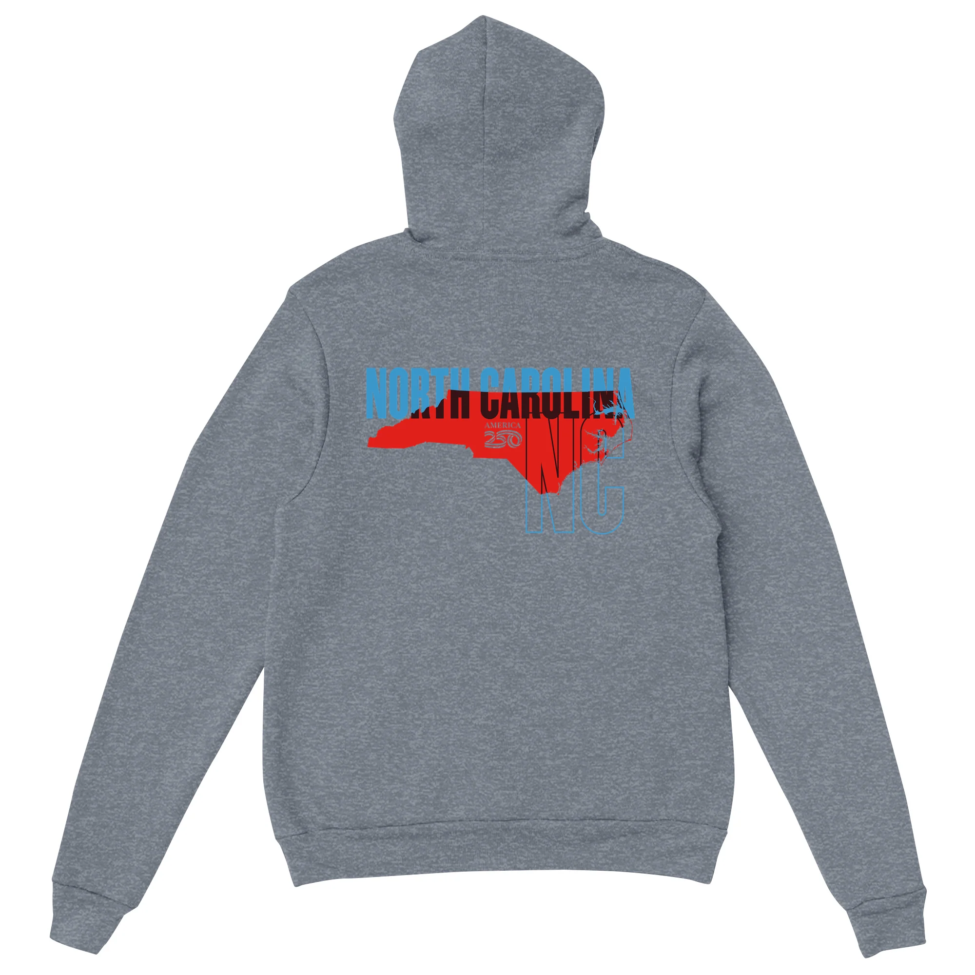Official America250 North Carolina Unisex Hoodie - Image 3