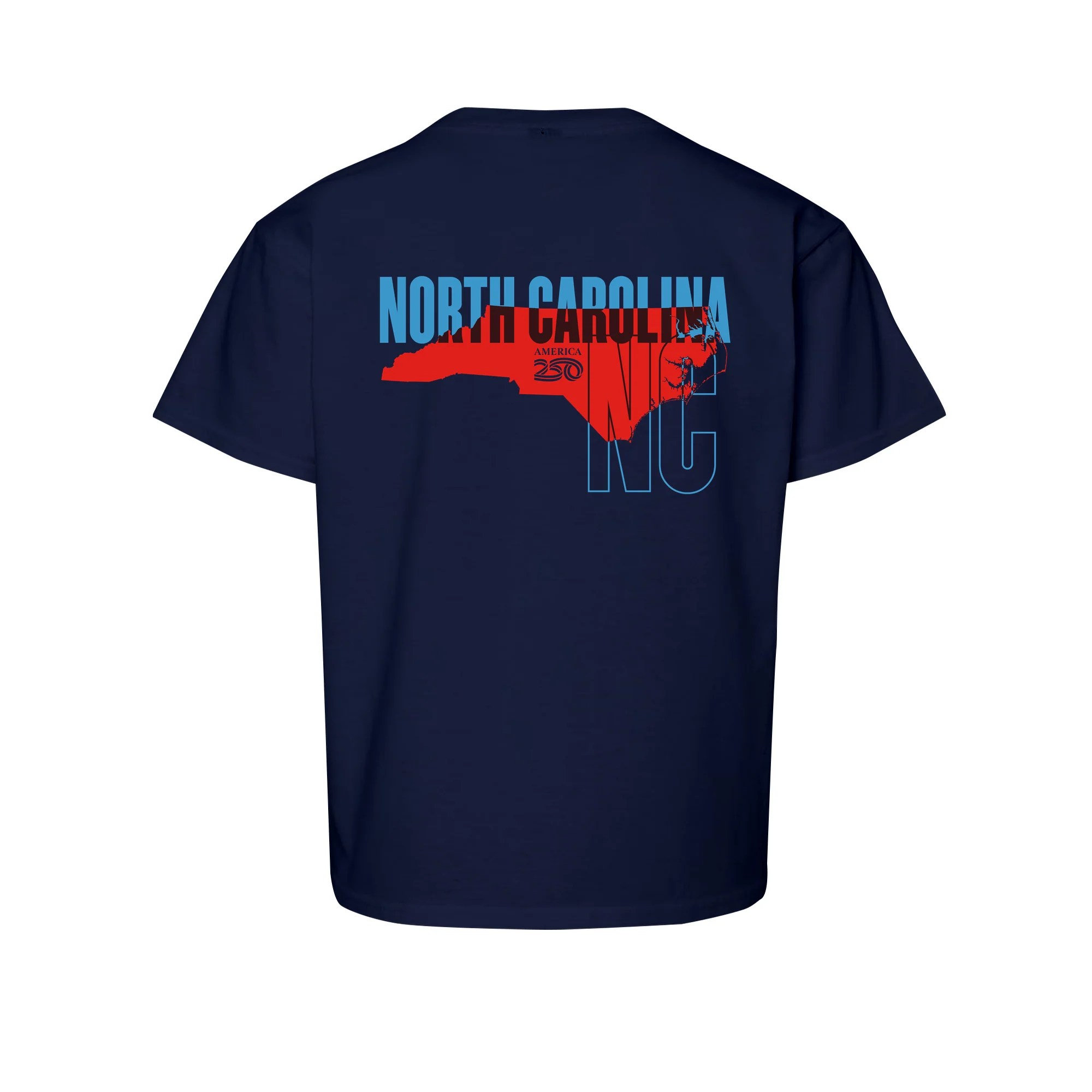 Official America250 North Carolina Youth T-Shirt