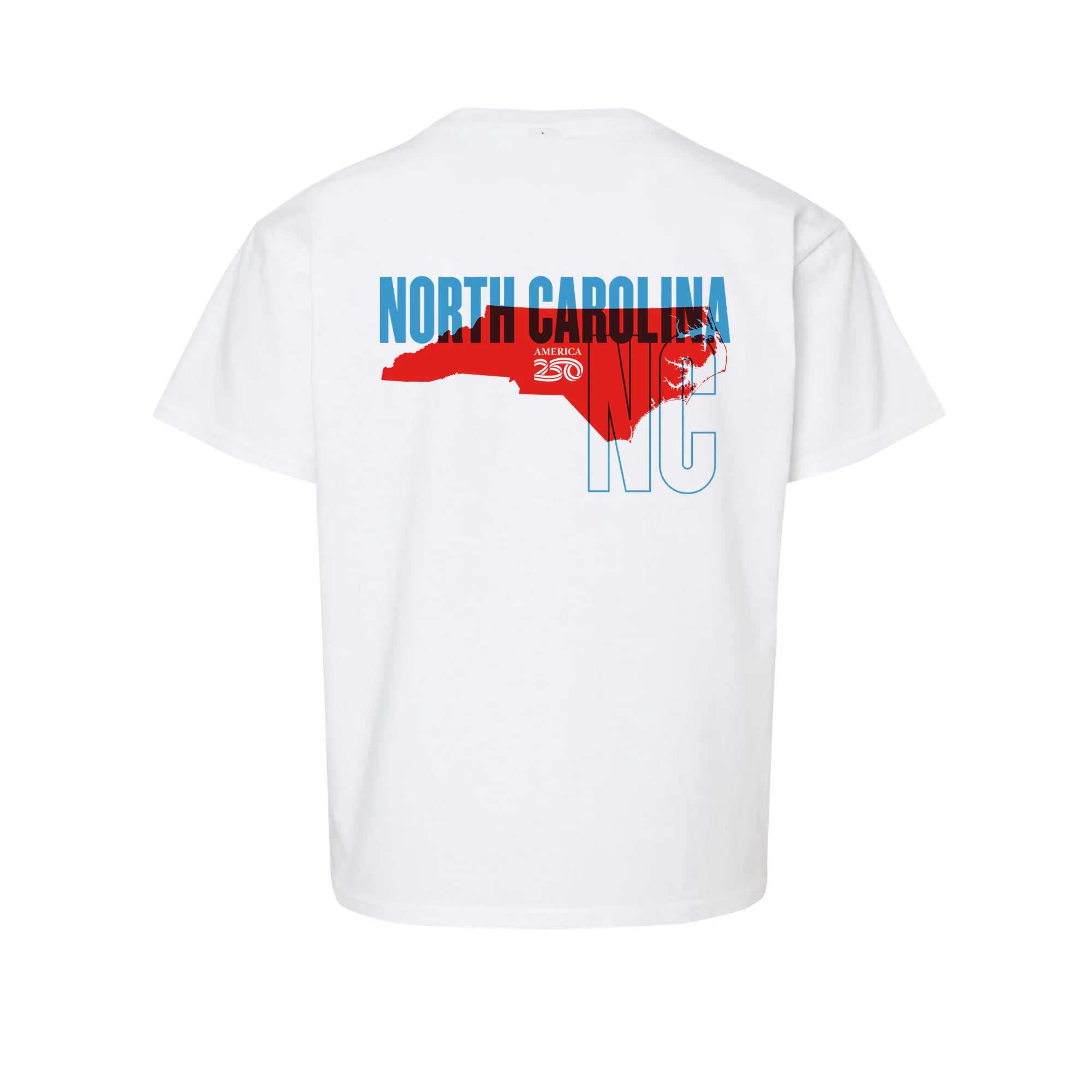 Official America250 North Carolina Youth T-Shirt - Image 3