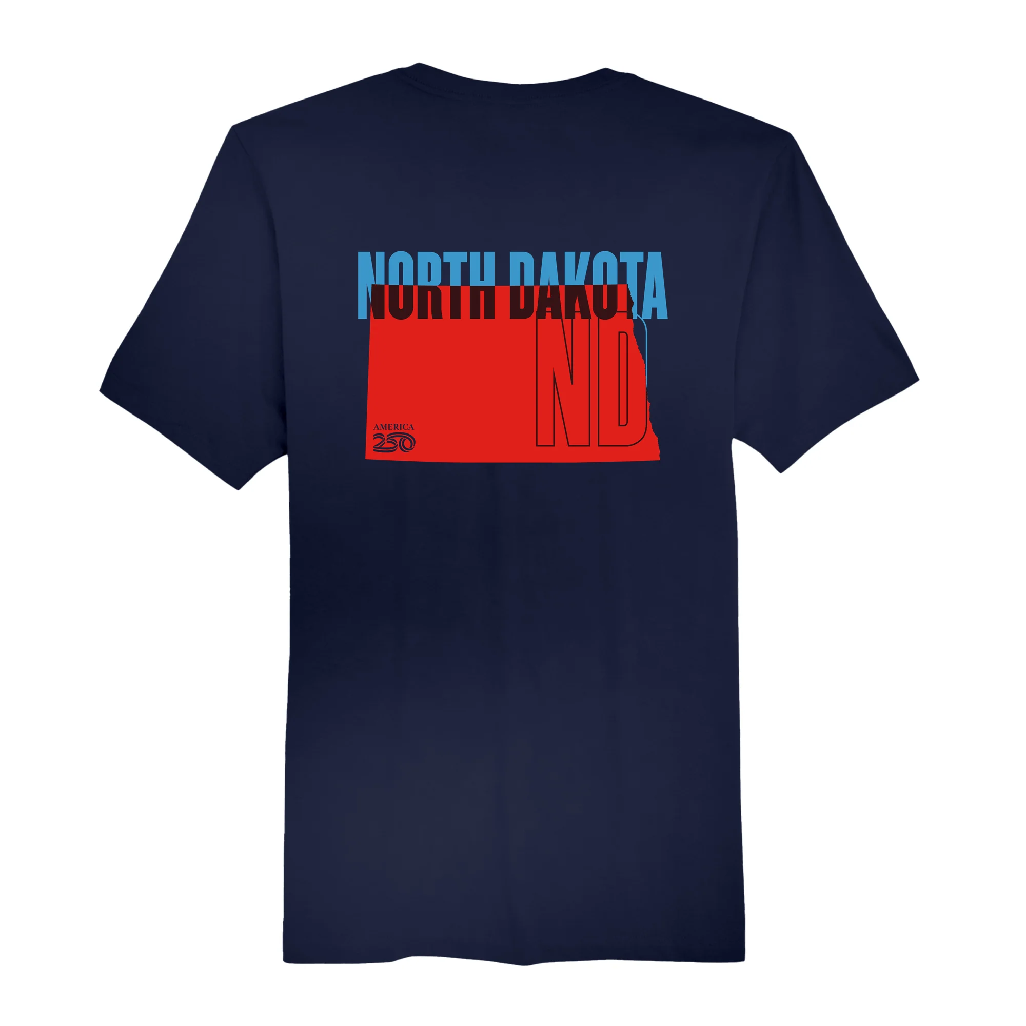 Official America250 North Dakota Men's T-Shirt