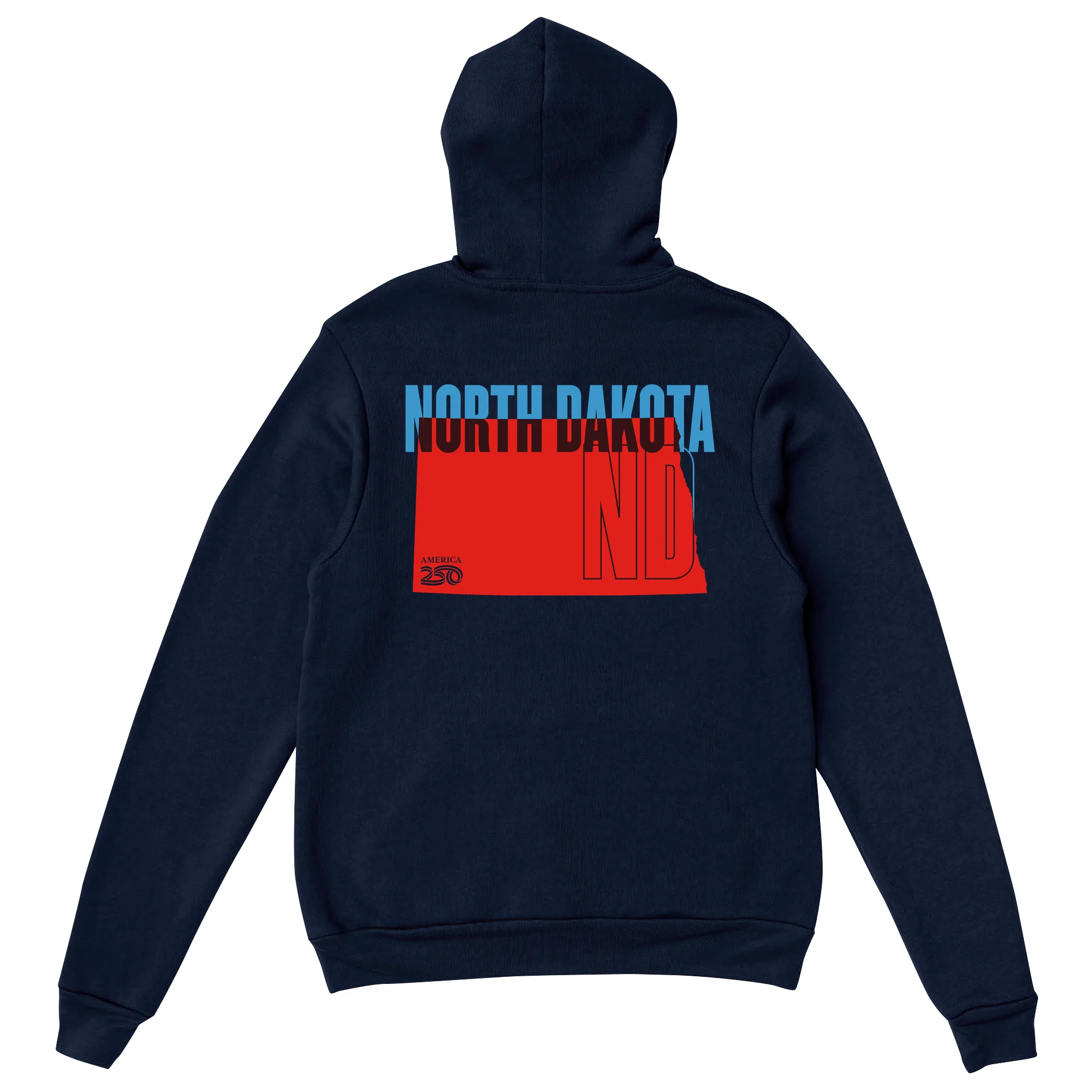 Official America250 North Dakota Unisex Hoodie