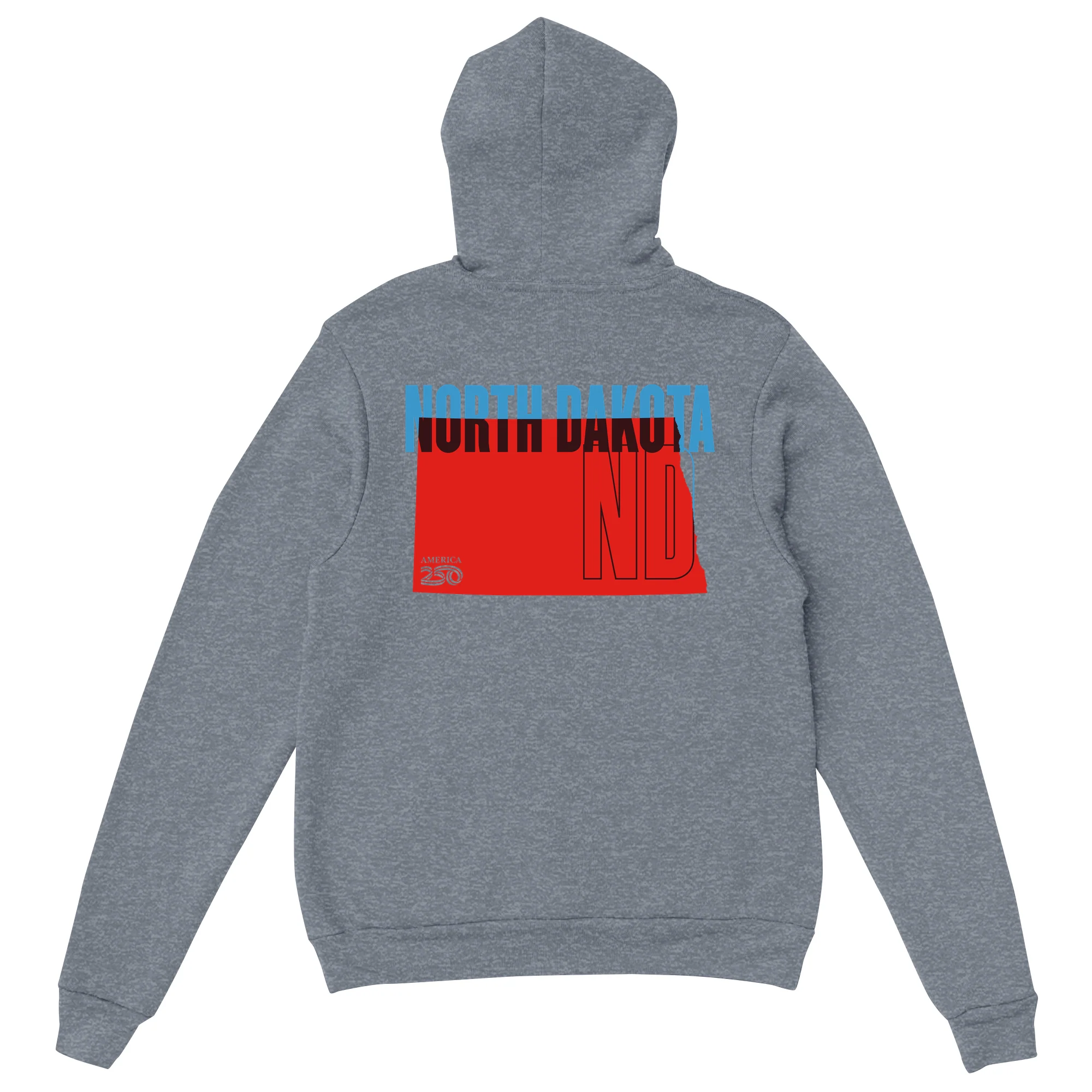 Official America250 North Dakota Unisex Hoodie - Image 3
