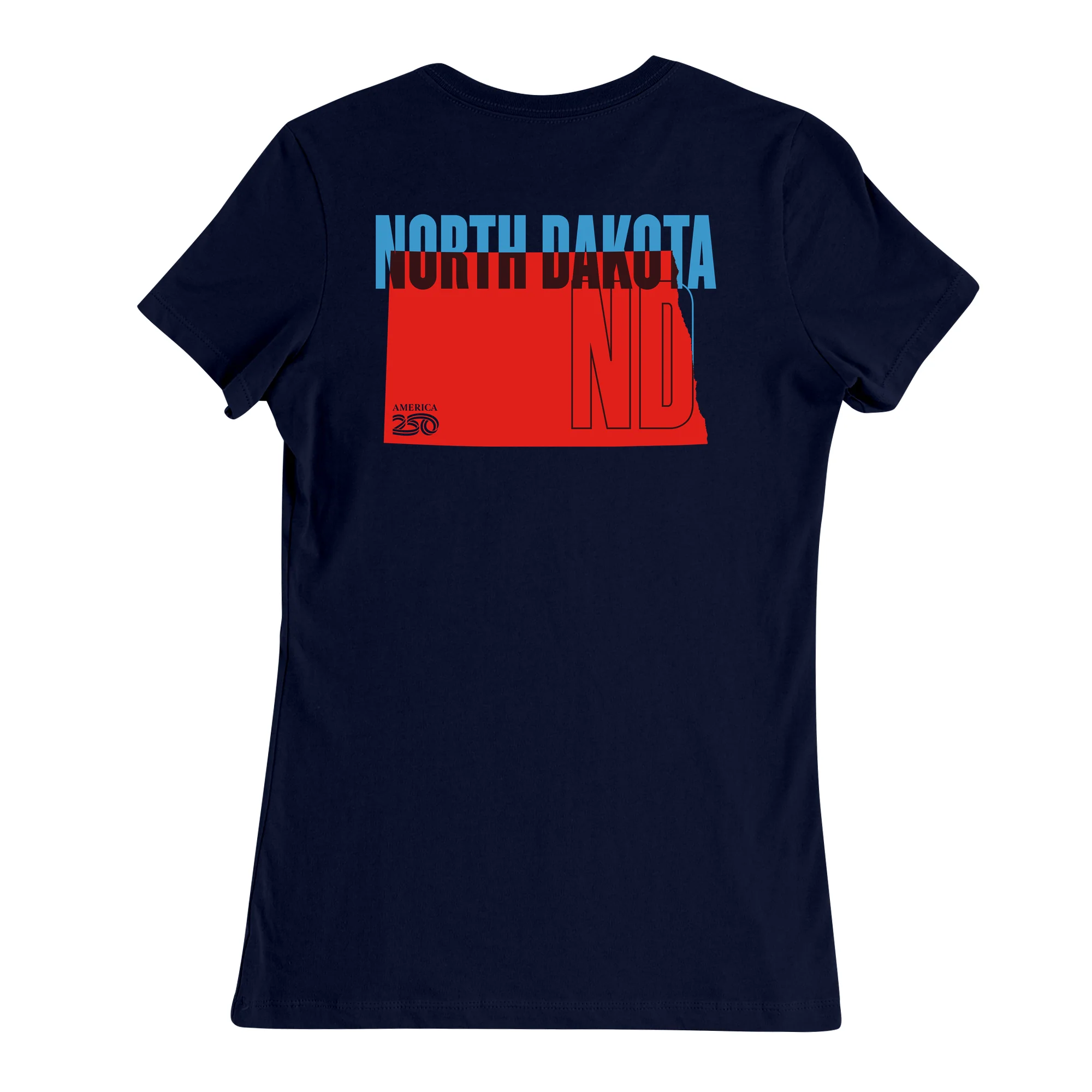 Official America250 North Dakota Women's T-Shirt