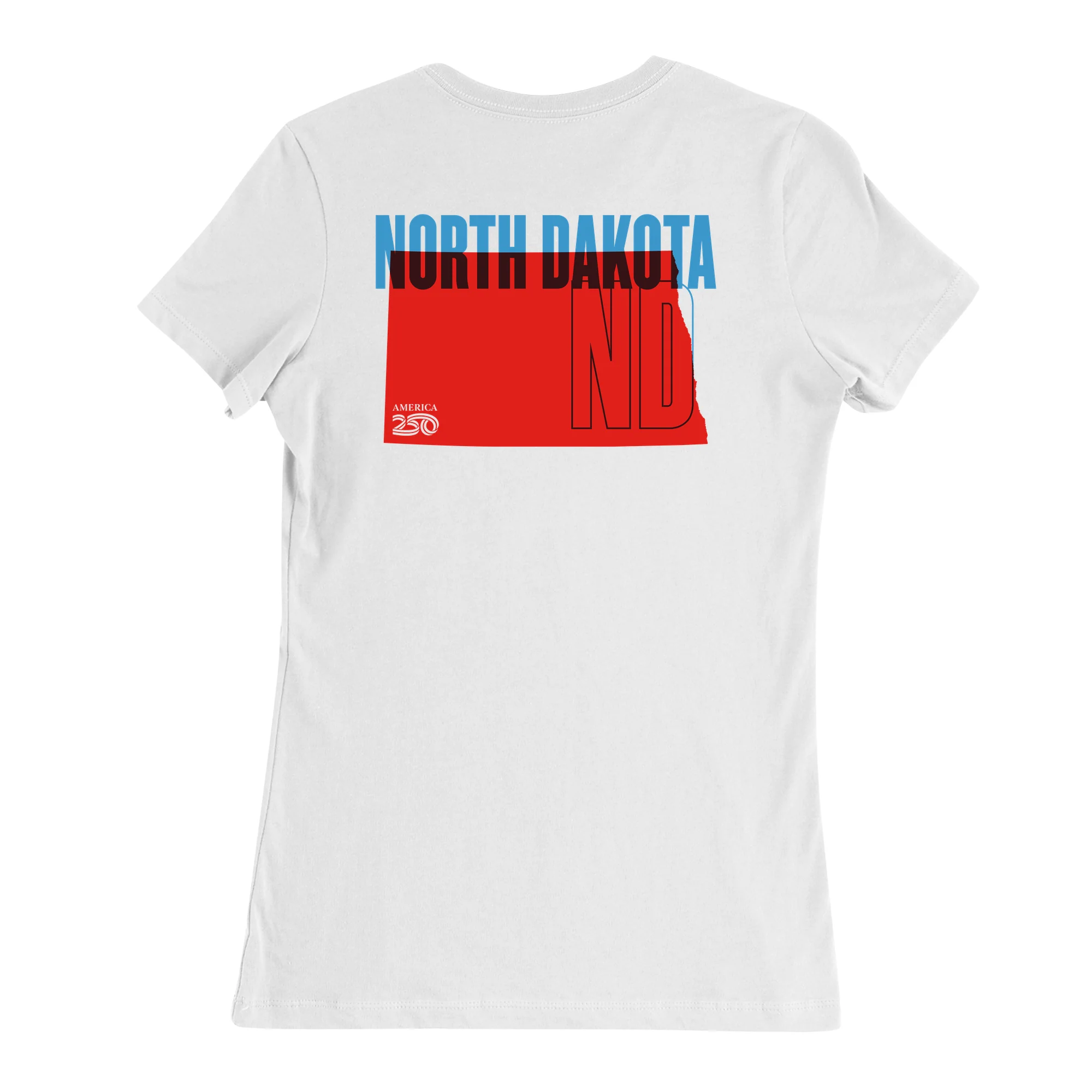 Official America250 North Dakota Women's T-Shirt - Image 5