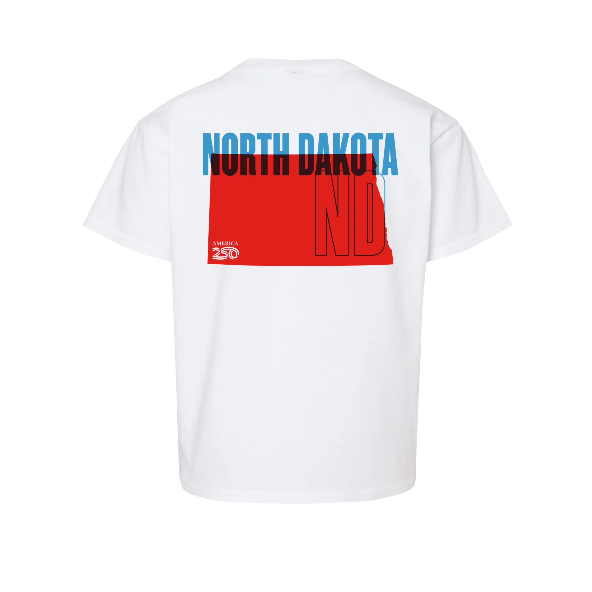 Official America250 North Dakota Youth T-Shirt - Image 3