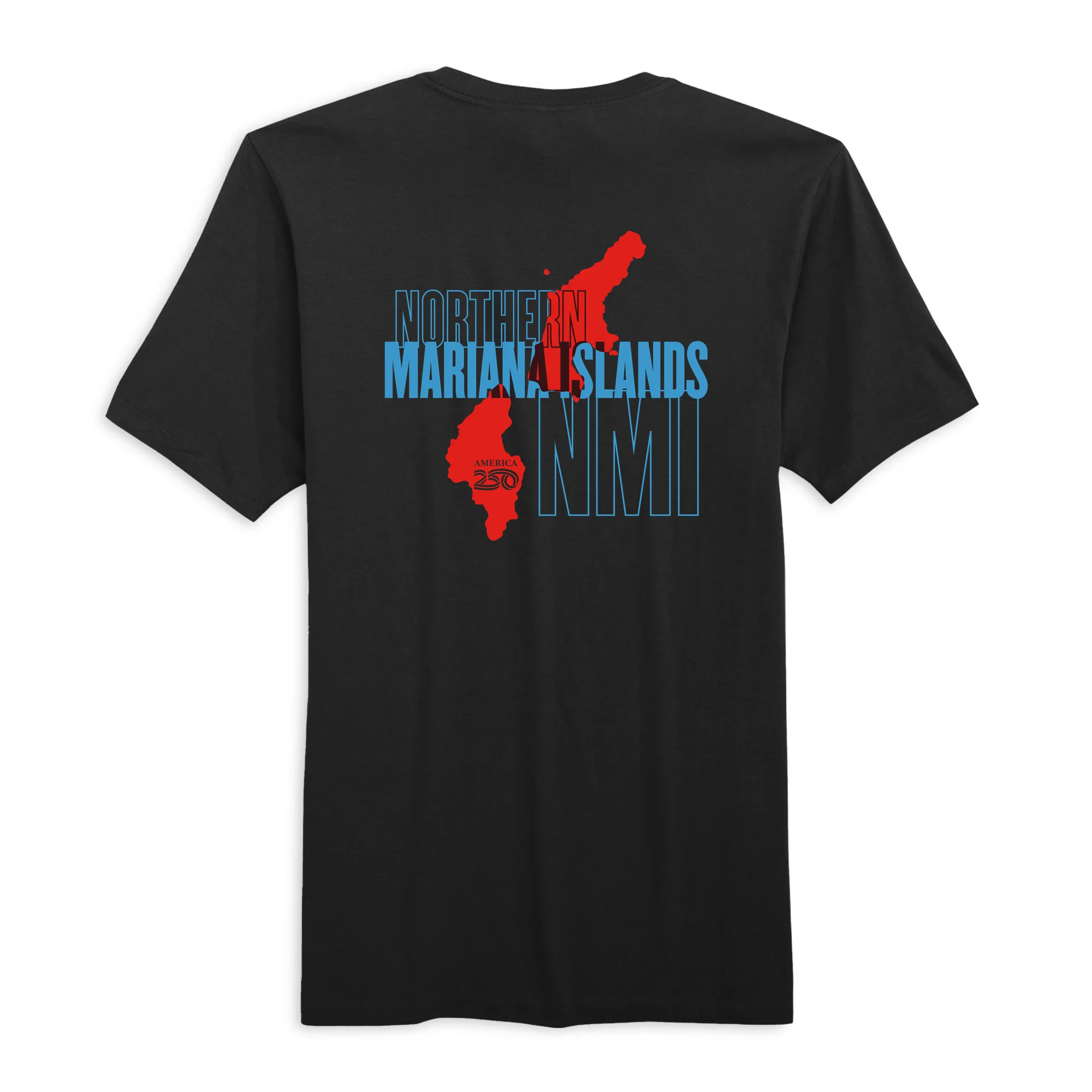 Official America250 Northern Mariana Islands Men's T-Shirt - Image 3